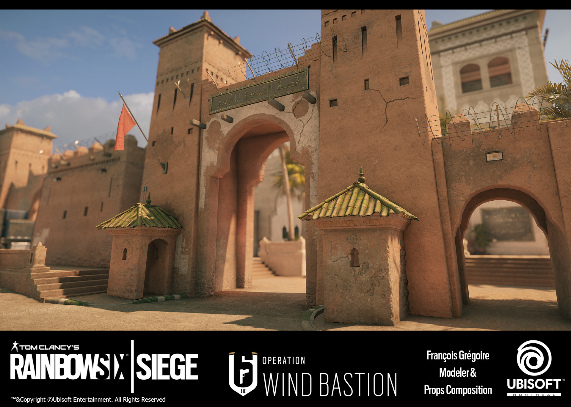 François Grégoire - R6 Operation Wind Bastion : Art on map
