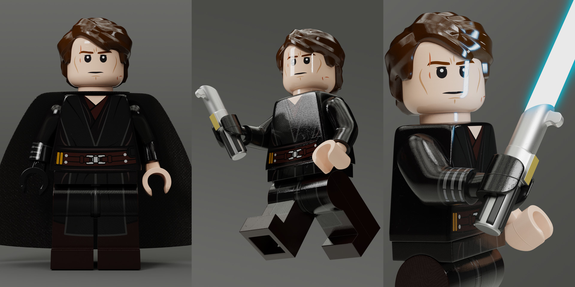 Anakin Skywalker Custom Minifigure MOC Lego Toy Star Wars X090 