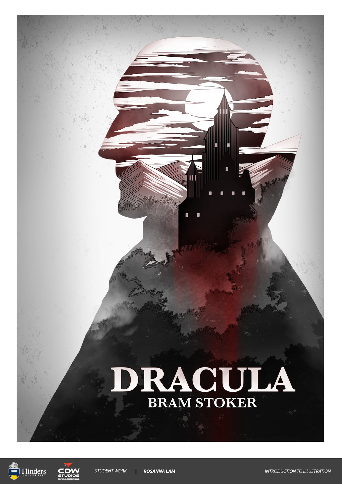 Artstation Bram Stoker S Dracula Book Cover 2017 Rosanna Lam