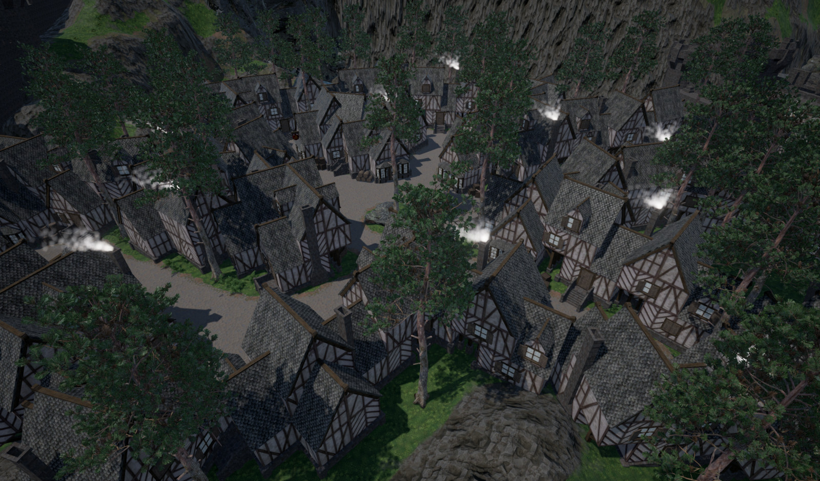 The models are made with Blender 2.77 and visuals and walkthrough made in Unreal engine 2.17