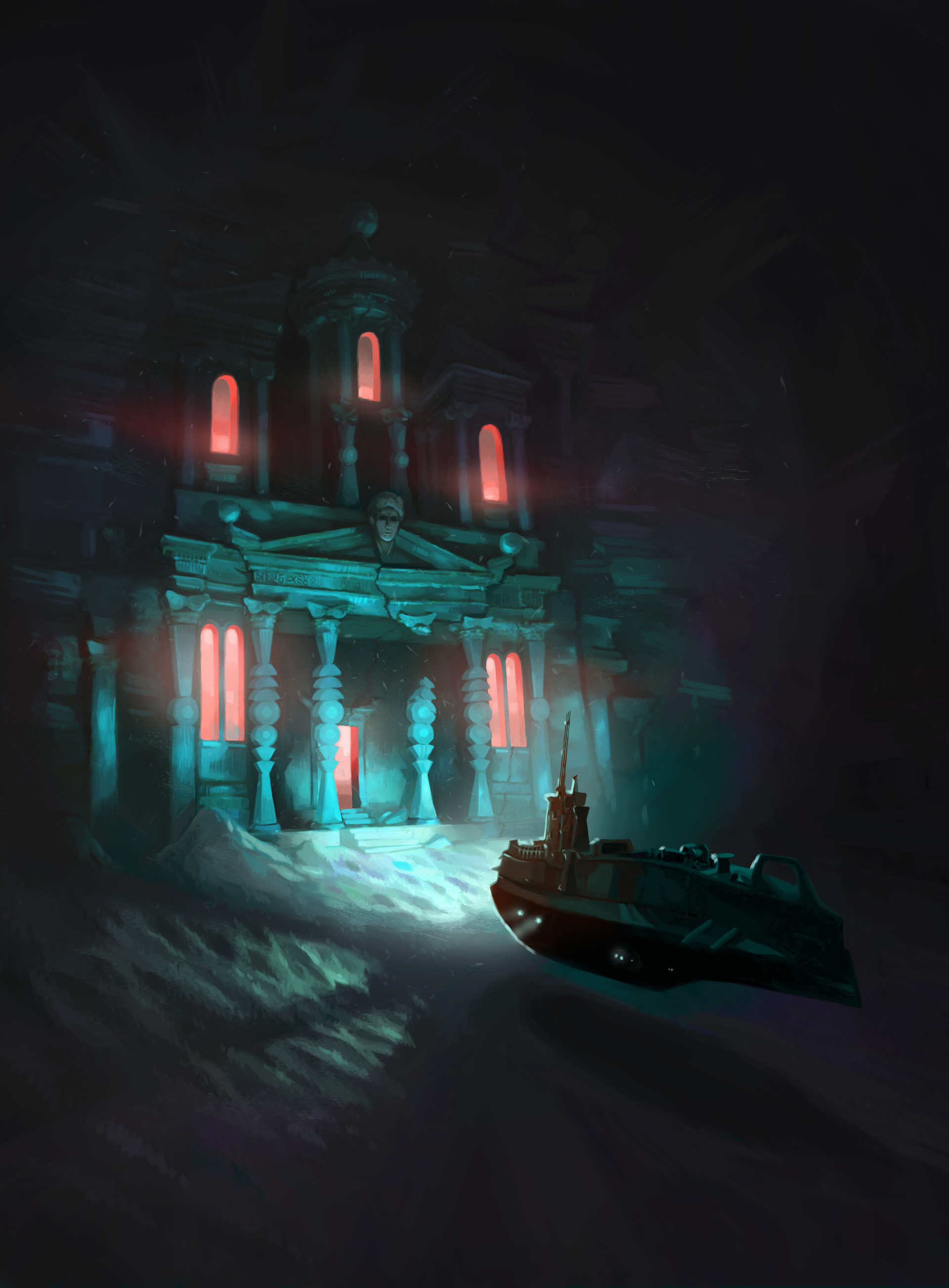 Amazon Com Da Bang H P Lovecraft Poster Art 12x18inch Posters Prints