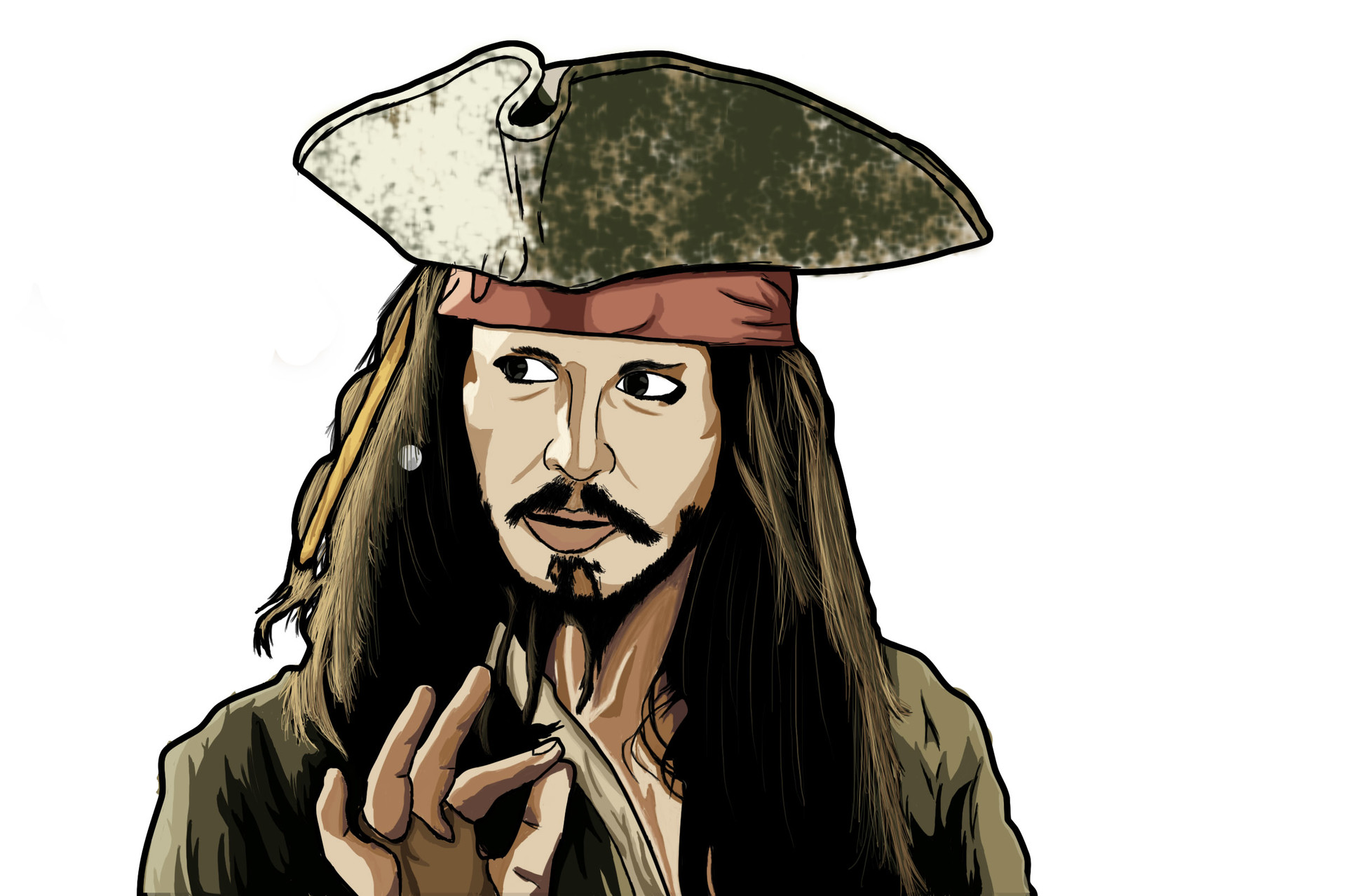 ArtStation - Illustration of Jack Sparrow