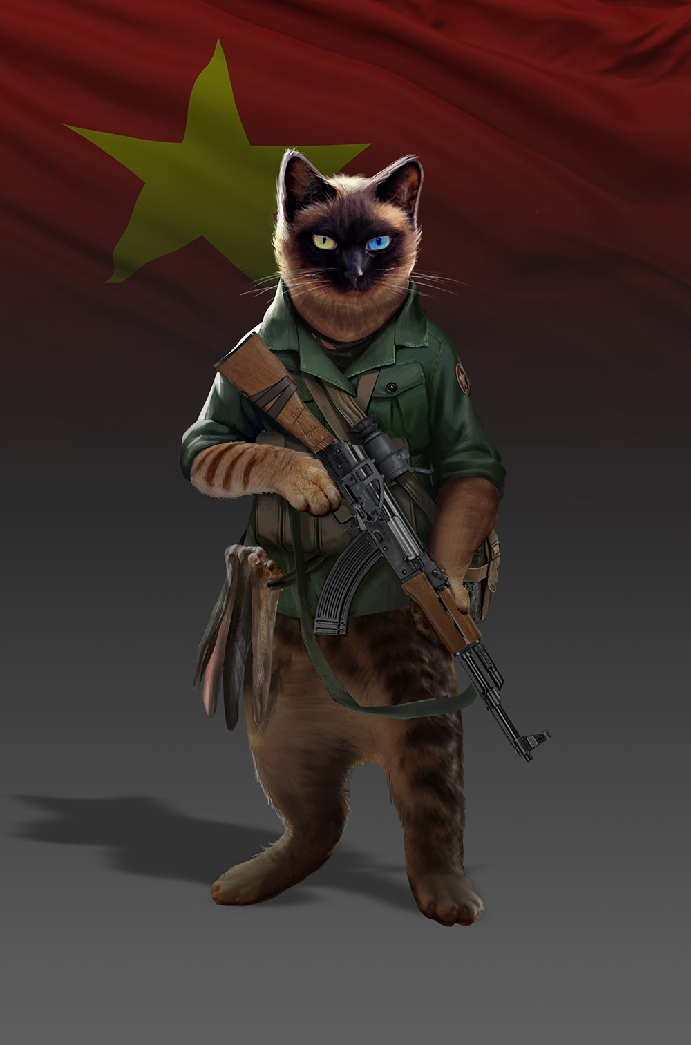 Davit Cat Shit One Fanart Wip