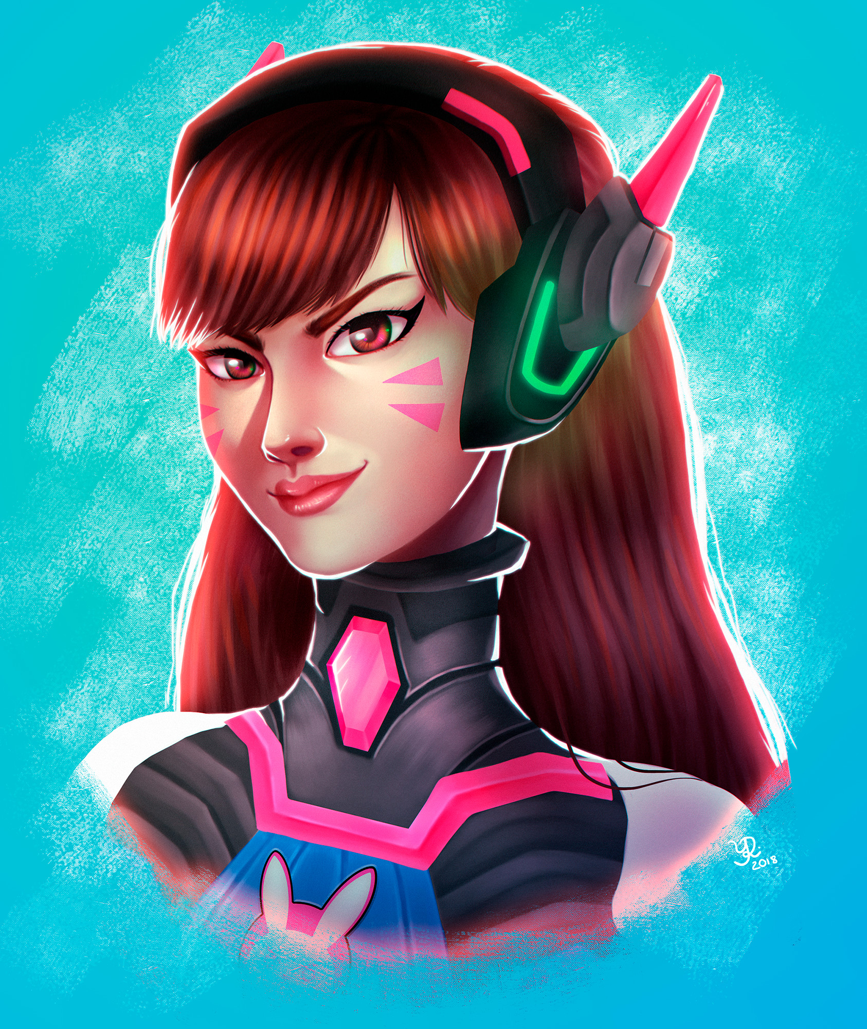 ArtStation - Love, D.Va