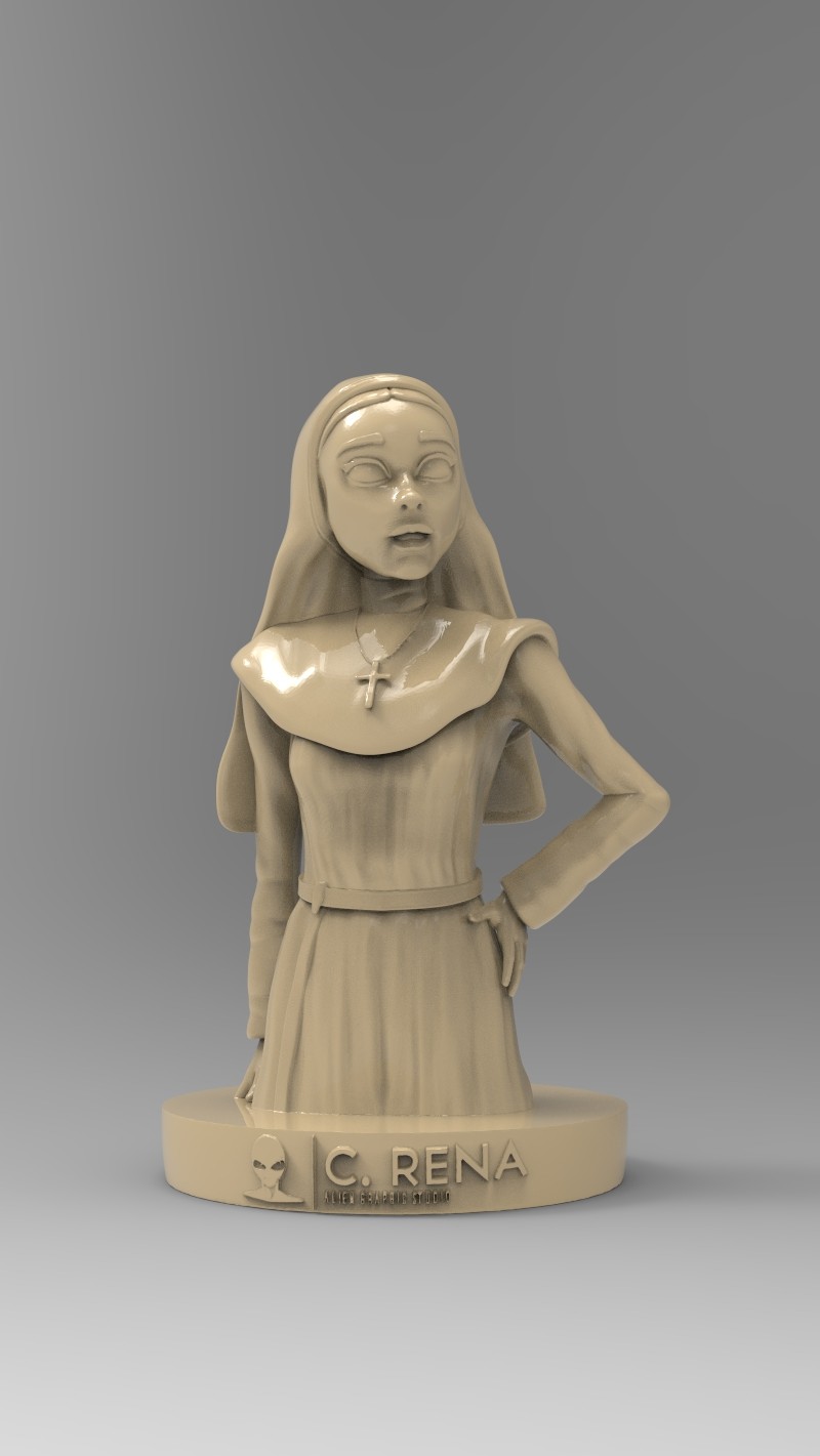 3D Print Keyshot render (example for client)