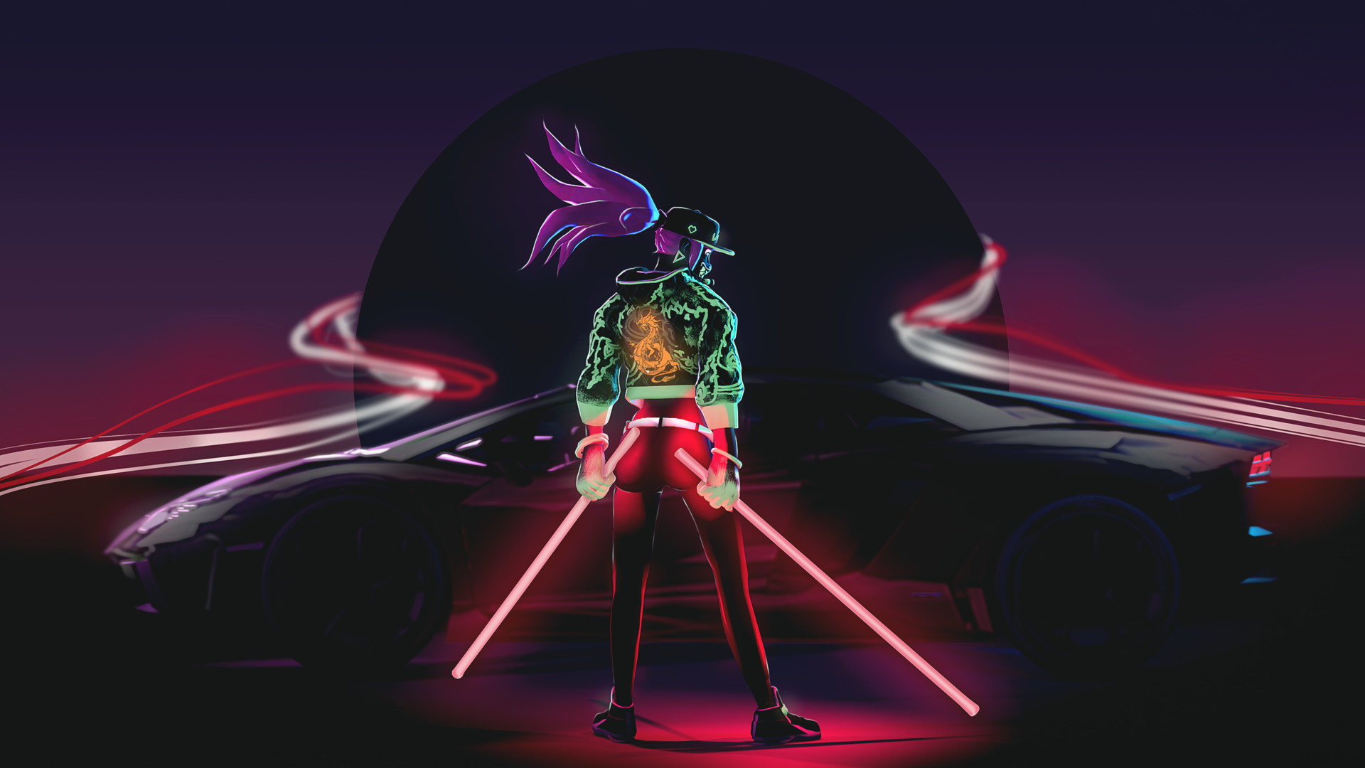 Artstation Tf2 Kda Akali Alex Scherba