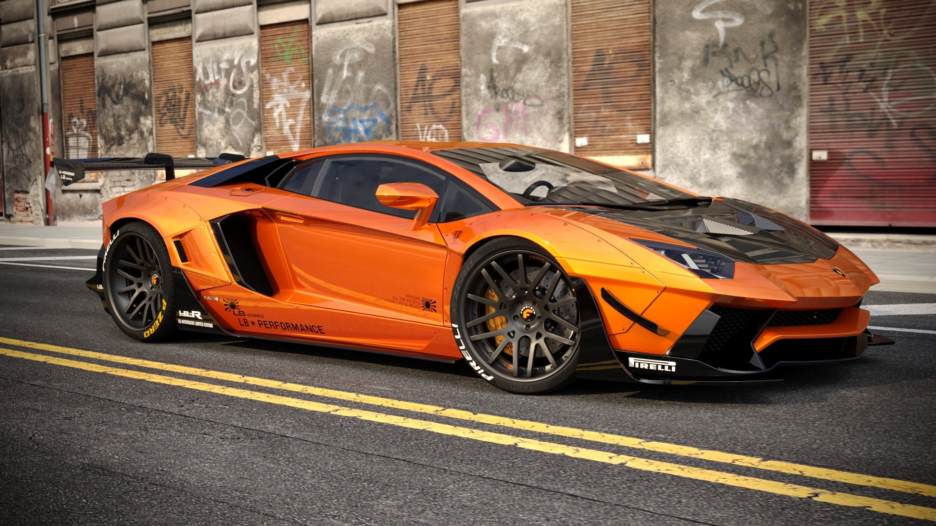 Artstation Lamborghini Aventador Liberty Walk Ltd Ed