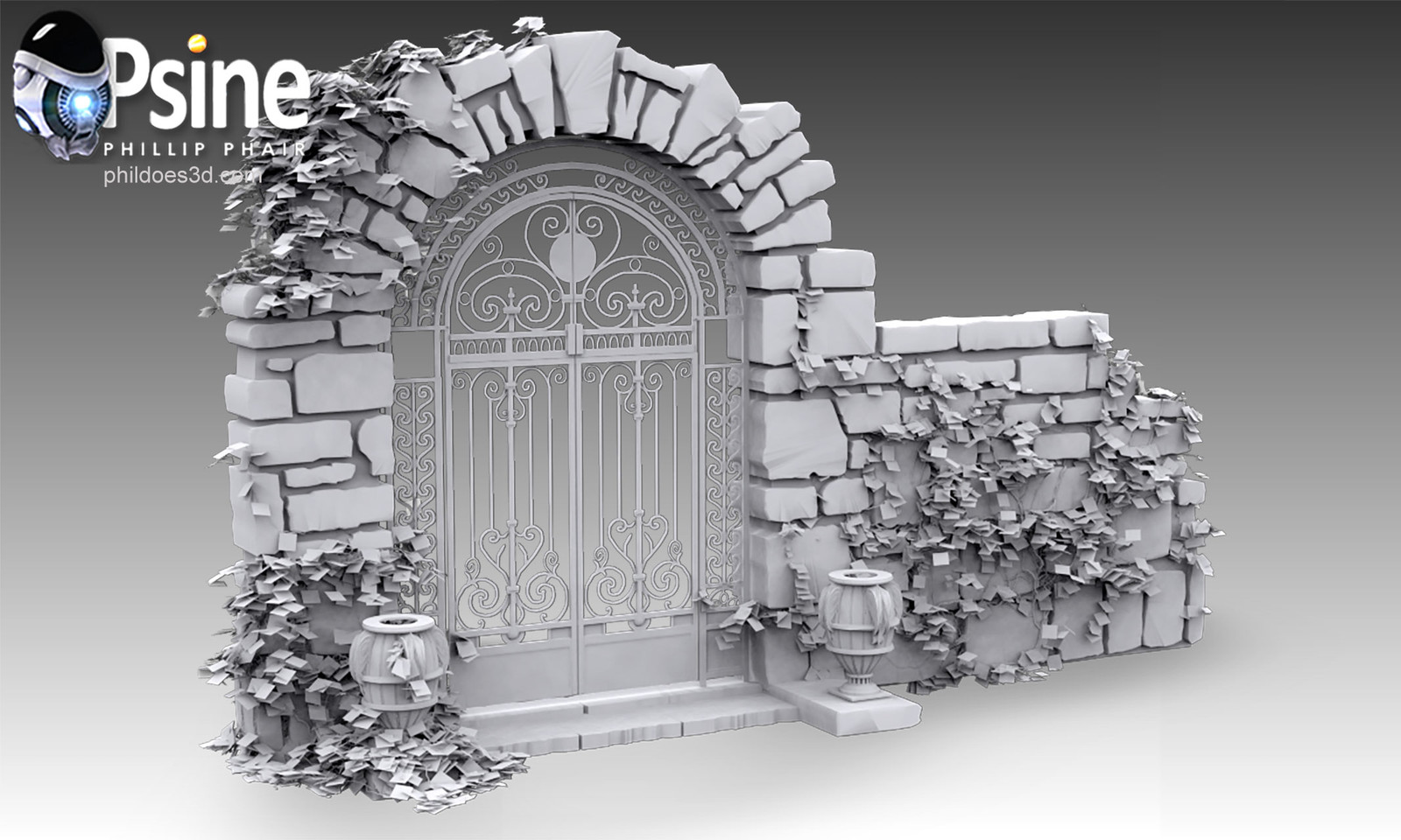 Decorative Gate Occlusion