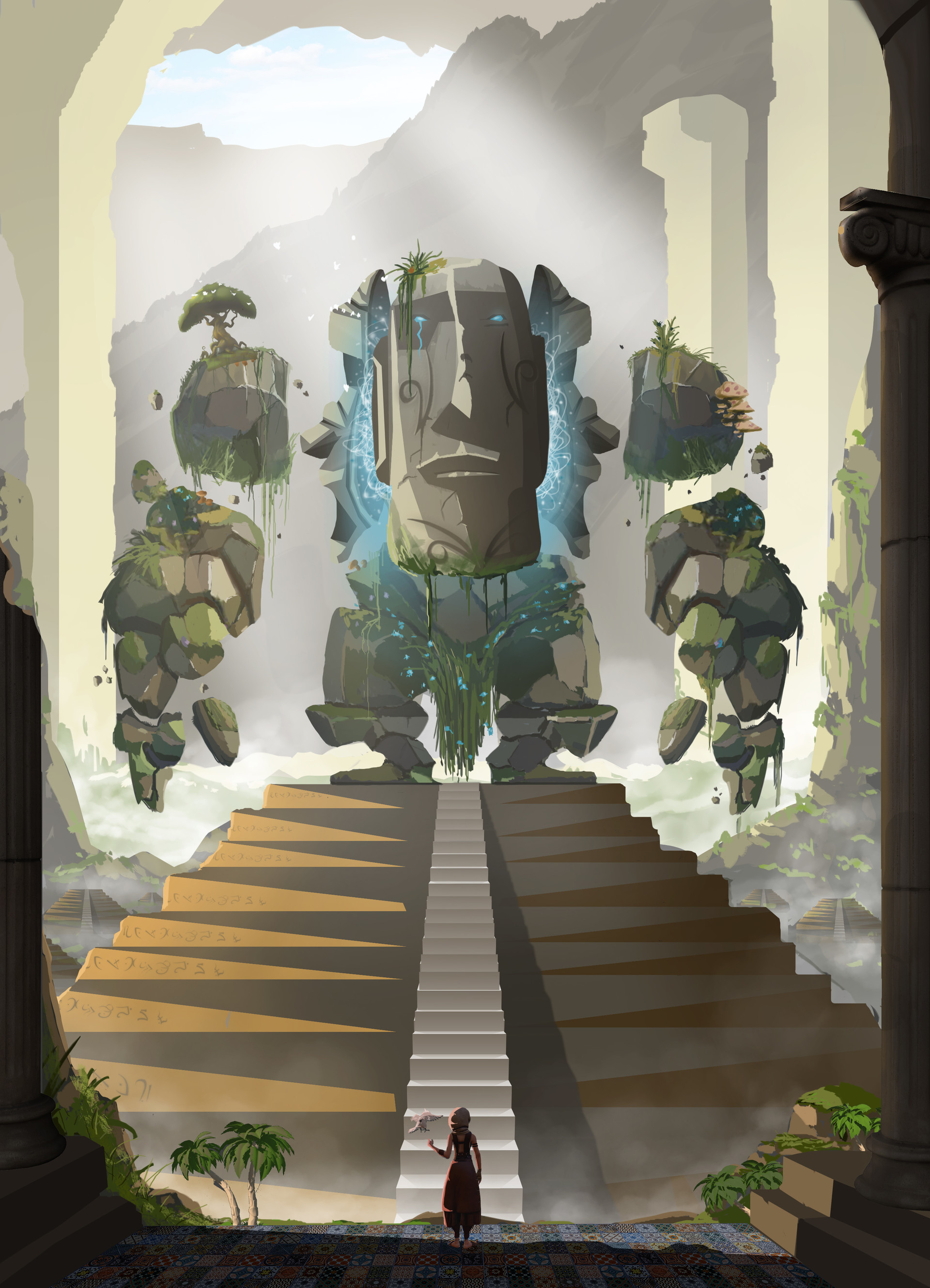 ArtStation Golem temple