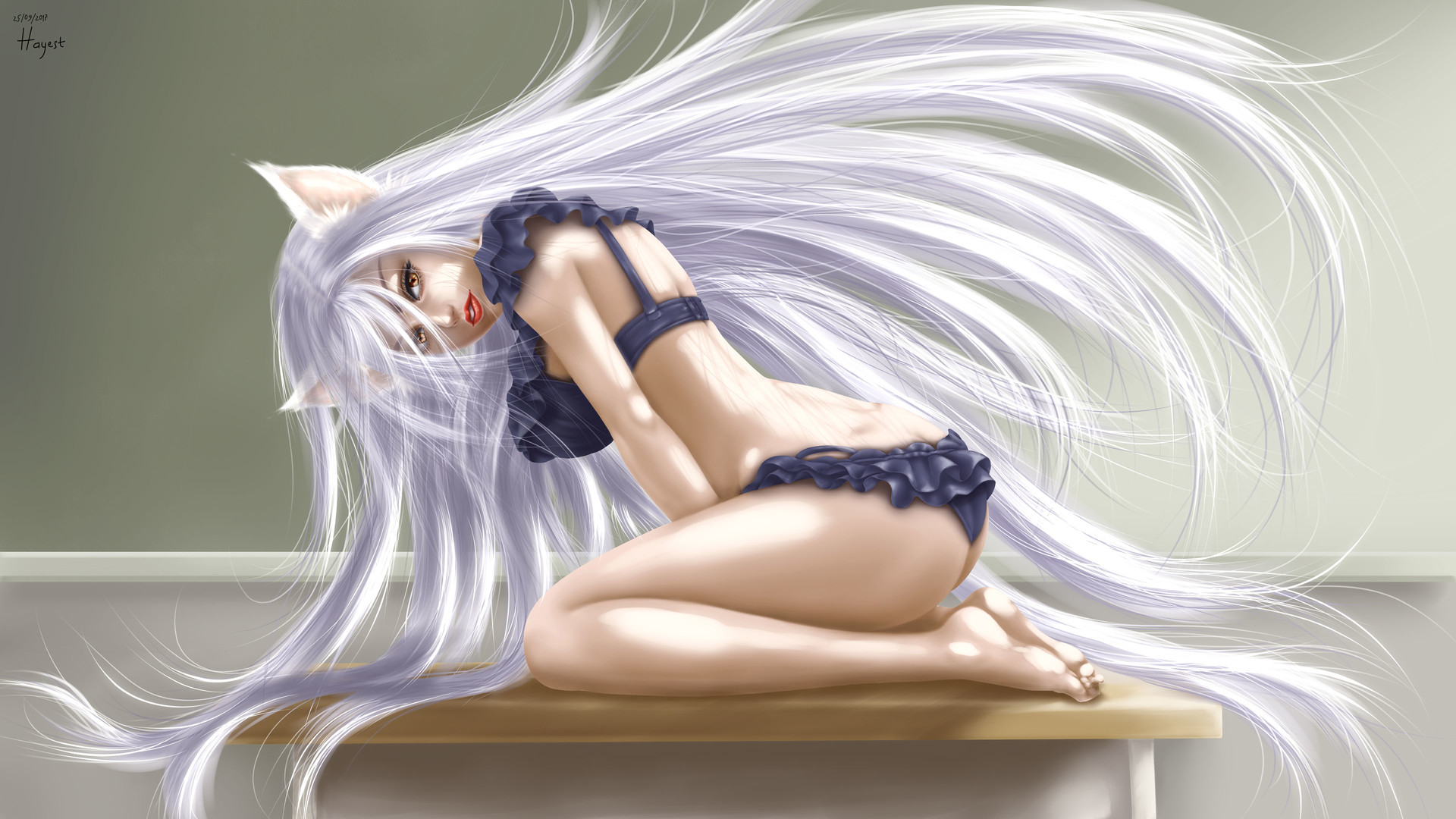 Artstation Hanekawa Neko Fanart Hayest Long Images, Photos, Reviews