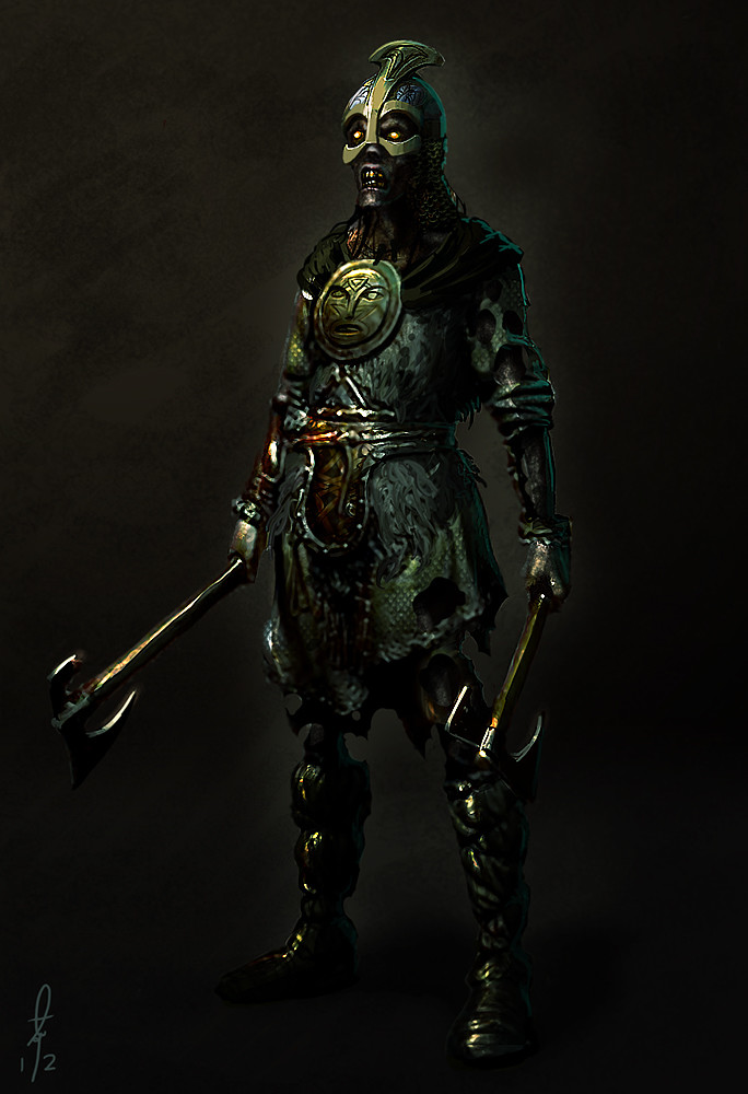 "Fable 4" Character exploration. Undead Soldier, done in Photoshop.