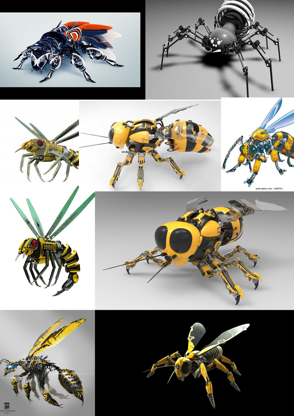 Verity Chow - 3D Modelling - Robotic Insect