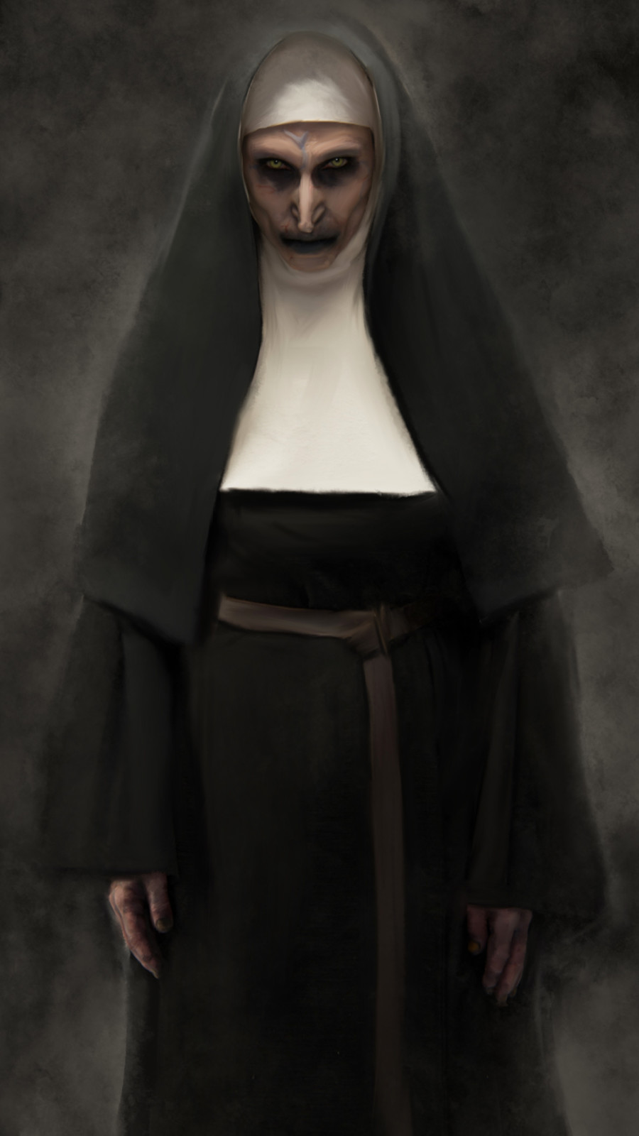 Color and Texture concept painting
THE NUN