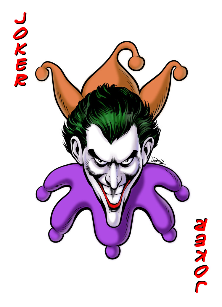 ArtStation - Joker playing card custom art