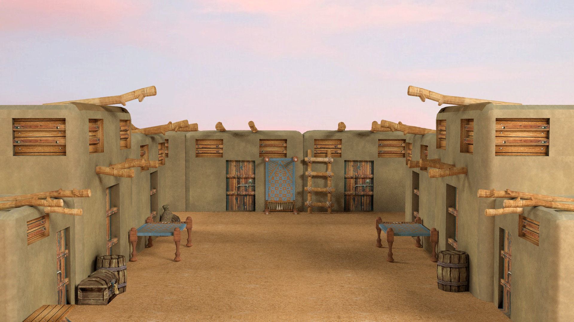 ArtStation Old arabic village