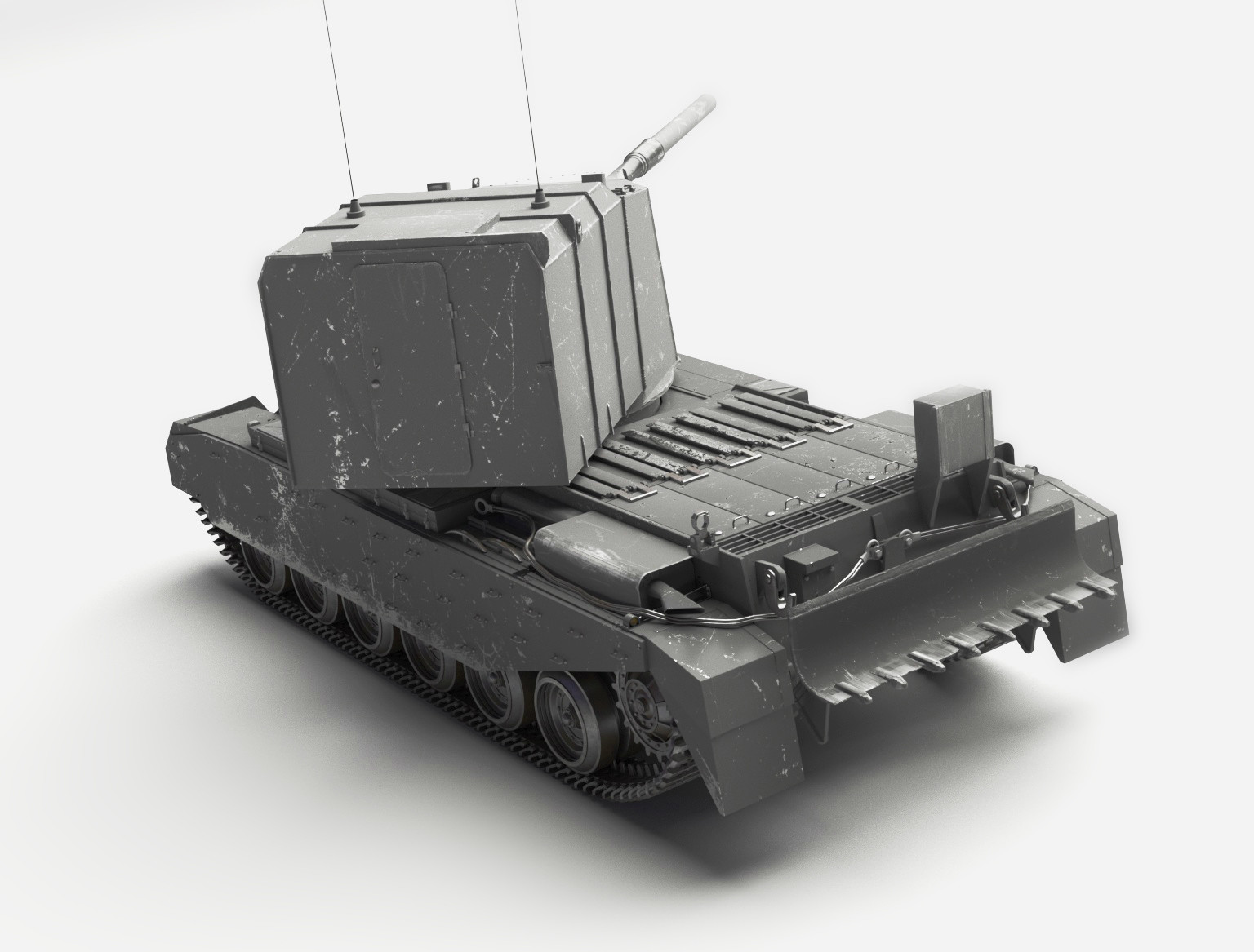 Сергей Миронов - 3D model FV4005 Stage II Heavy 183mm SP Gun