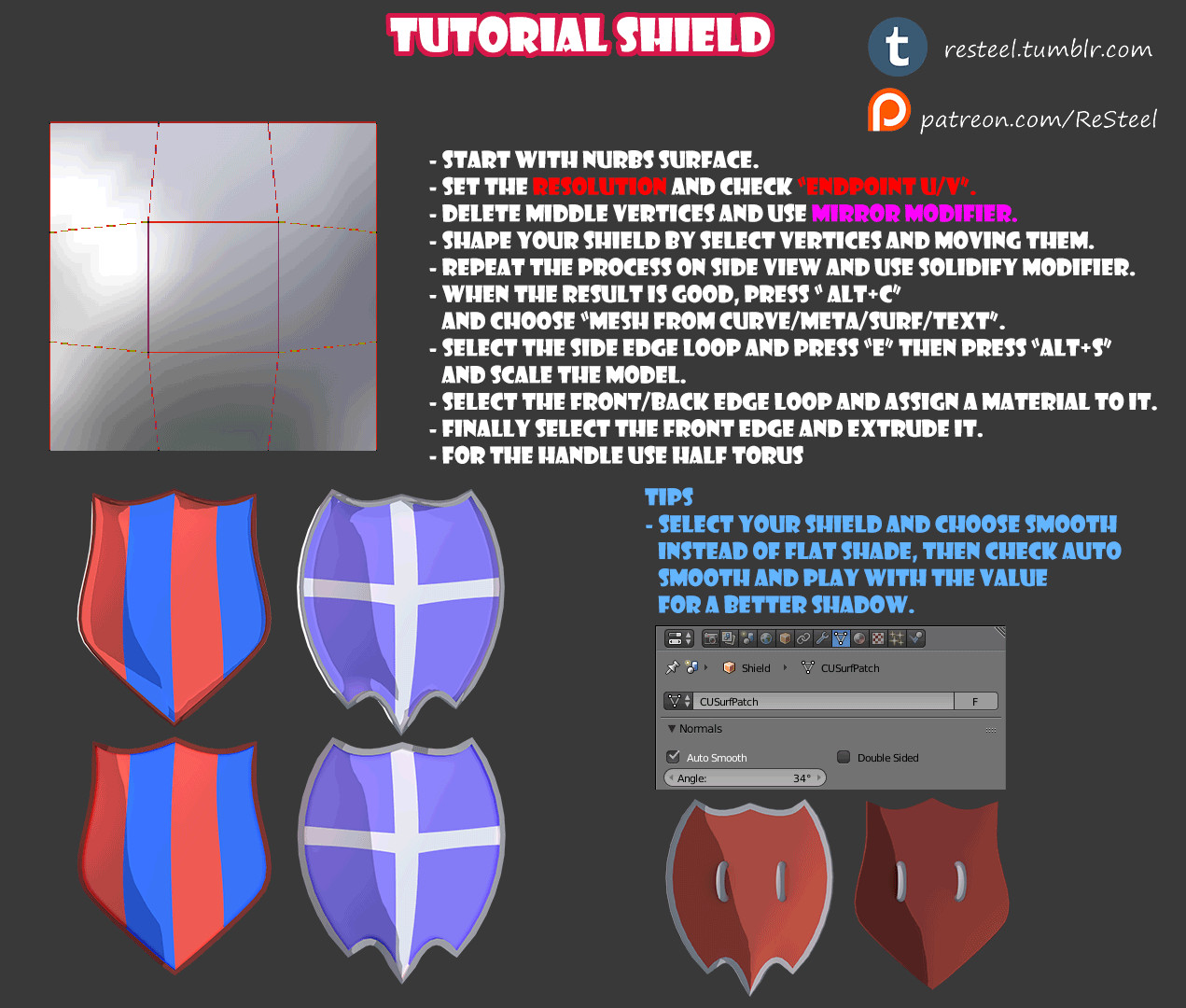 ArtStation - Simple Shield Tutorial