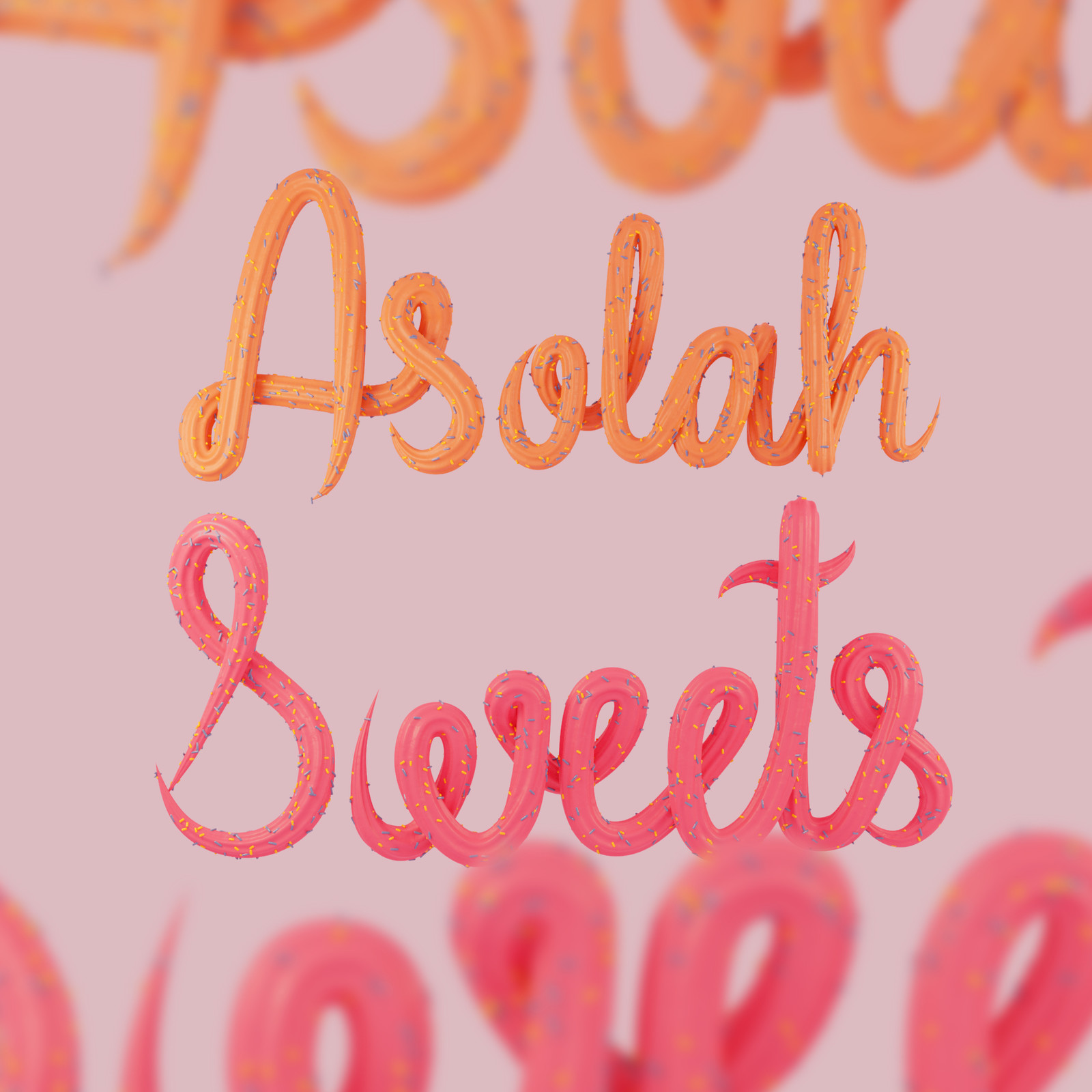 ice cream 3d text effect badr ahmed