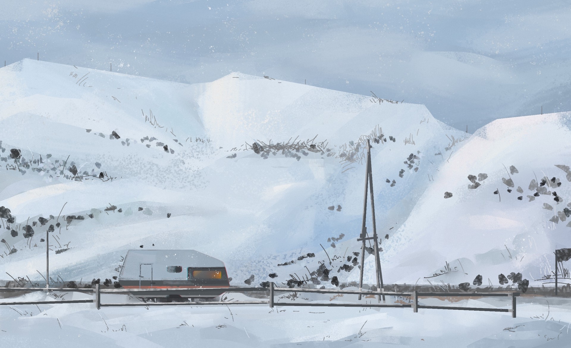 ArtStation - snowscape