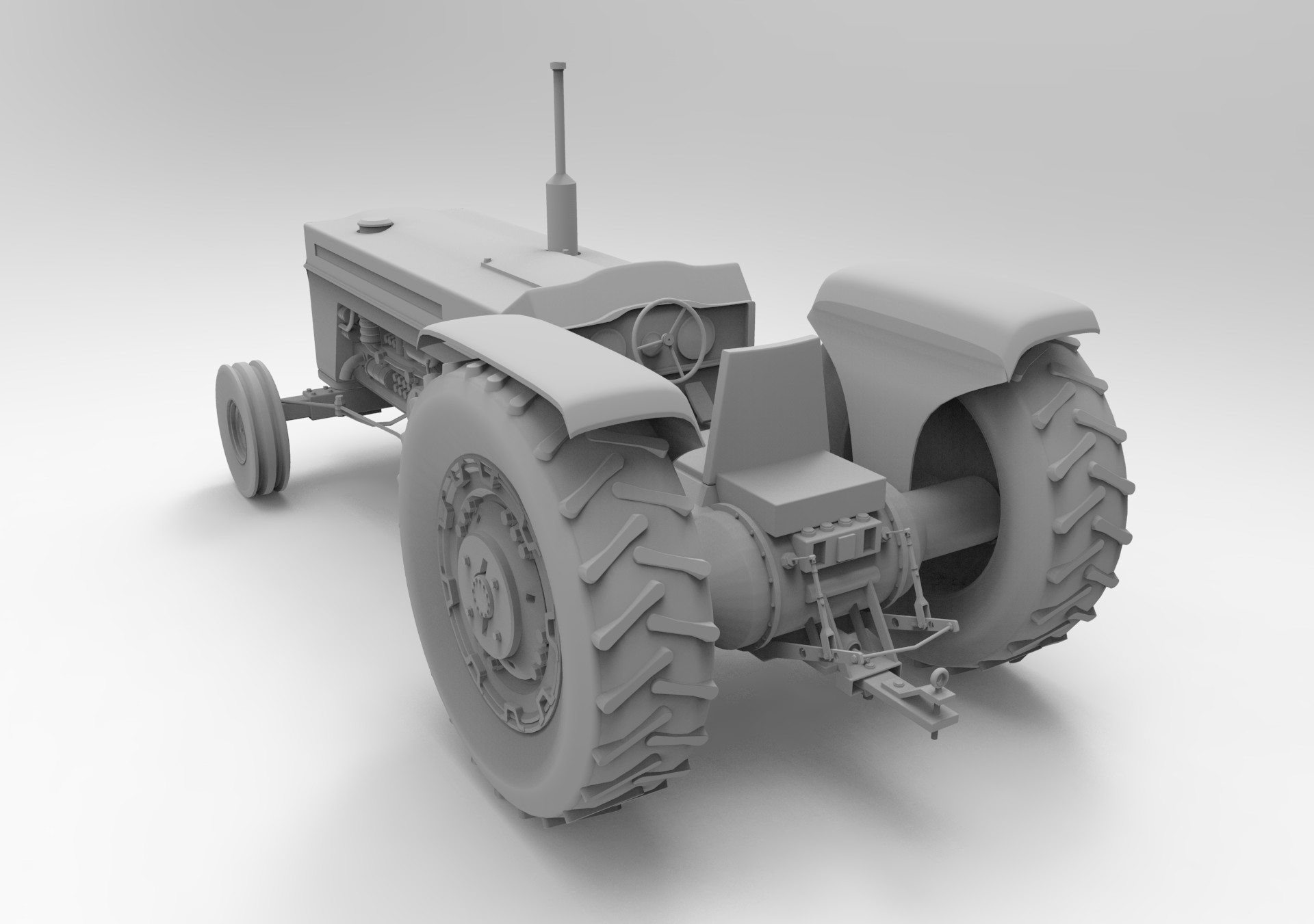 Artstation Tractor 3d Model Ak Z