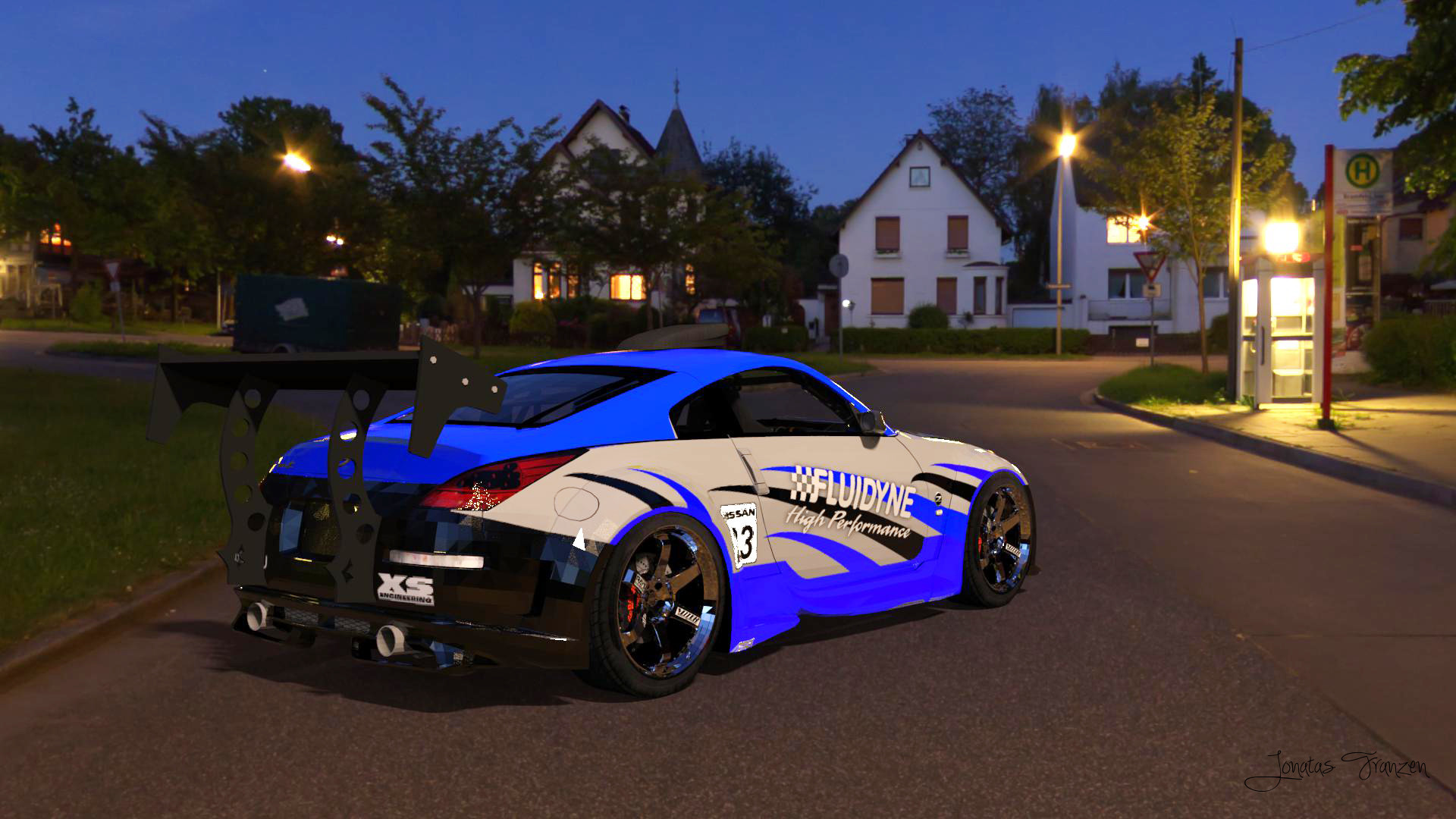 Artstation Nissan 350z Tuned Jonatas Franzen