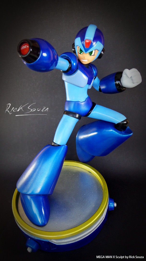Artstation Mega Man X 3d Printing Resin Statue Rick Souza