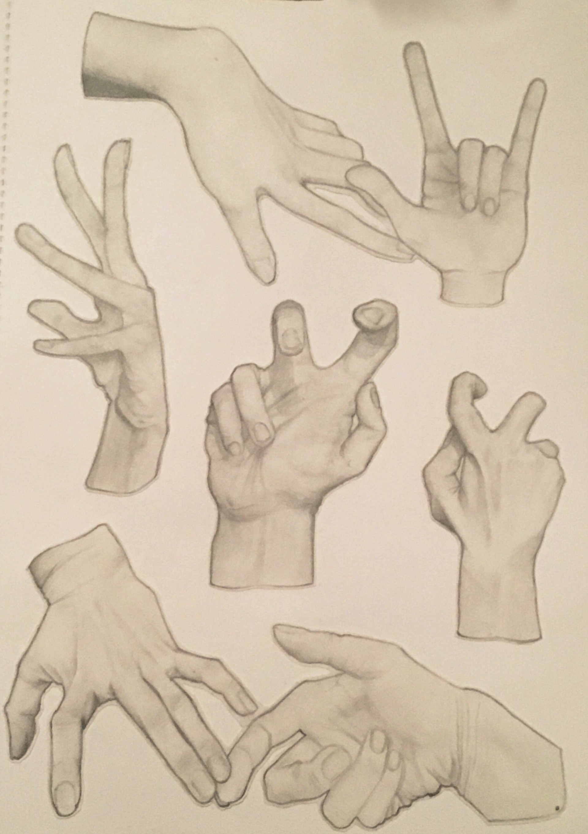 ArtStation - Hand studies
