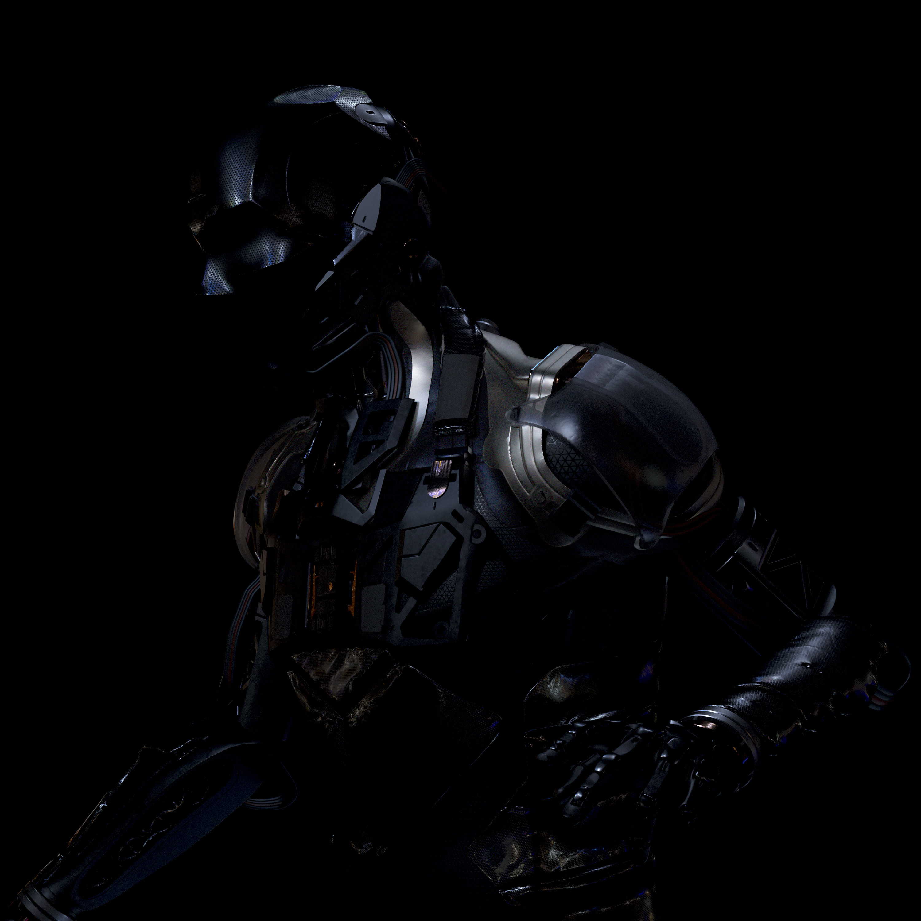 Accidental dark render that I liked the look of.