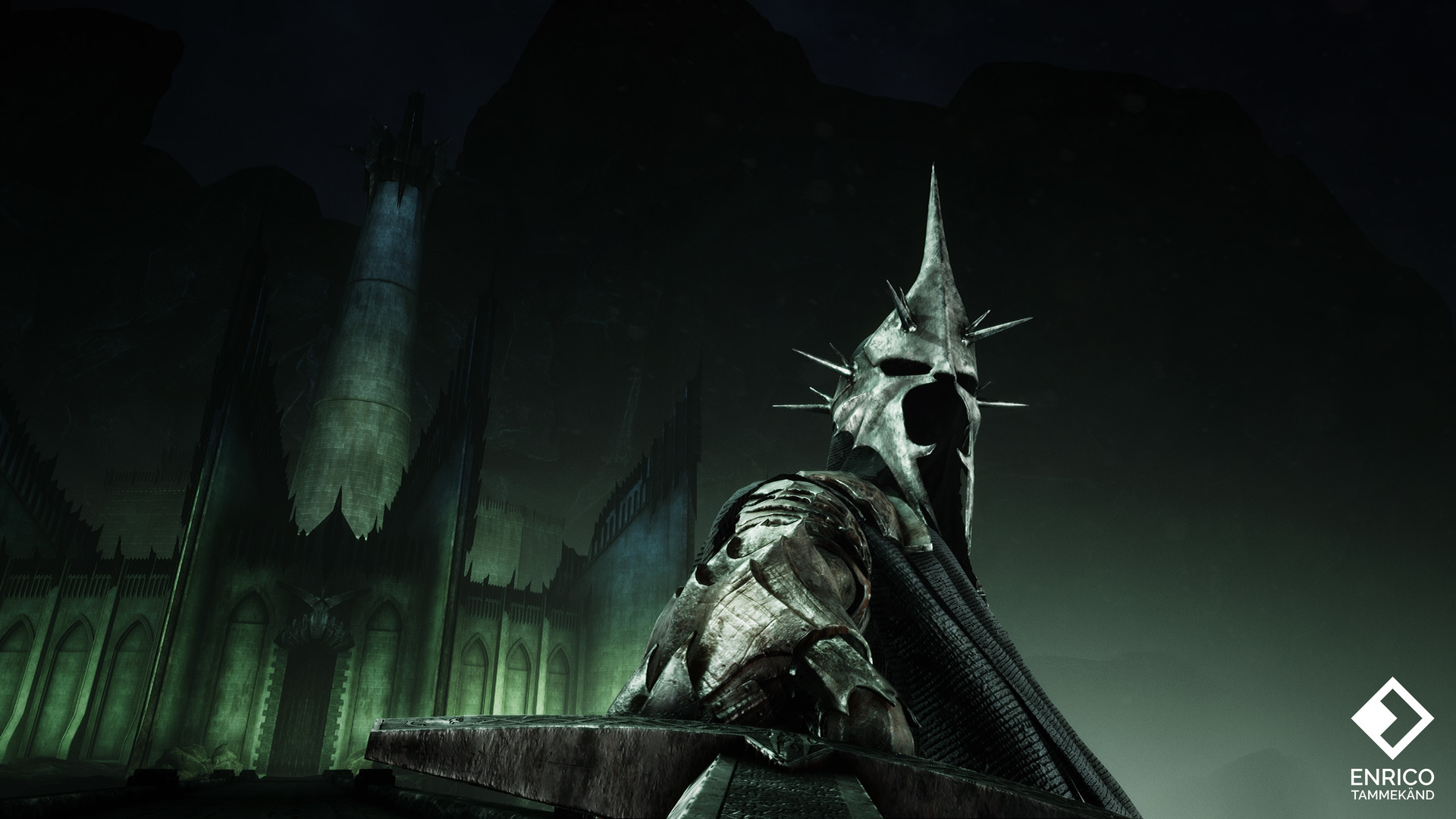Artstation Minas Morgul Enrico Tammekand