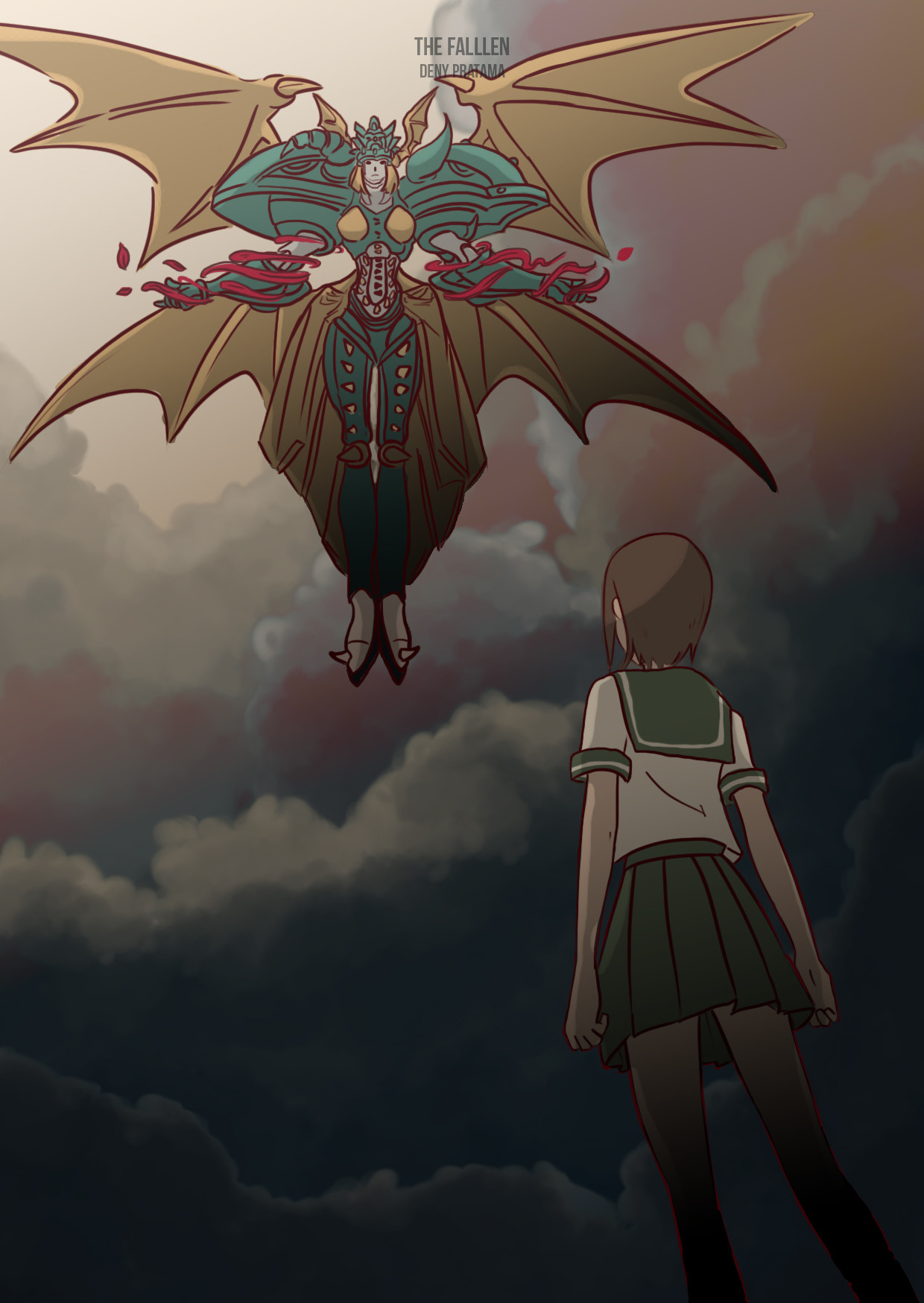 Artstation The Fallen Angels Deny Pratama
