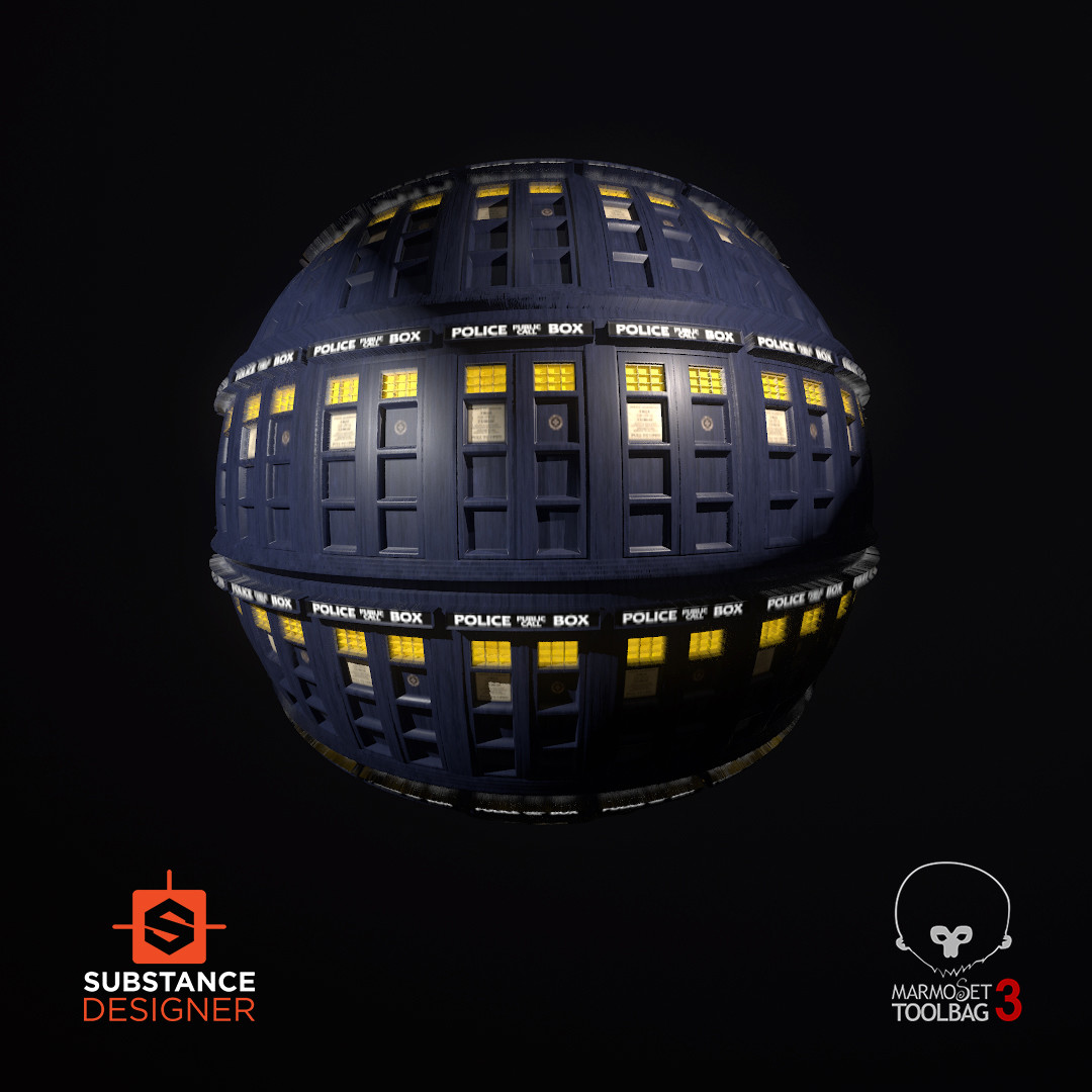 ArtStation - Tardis Texture