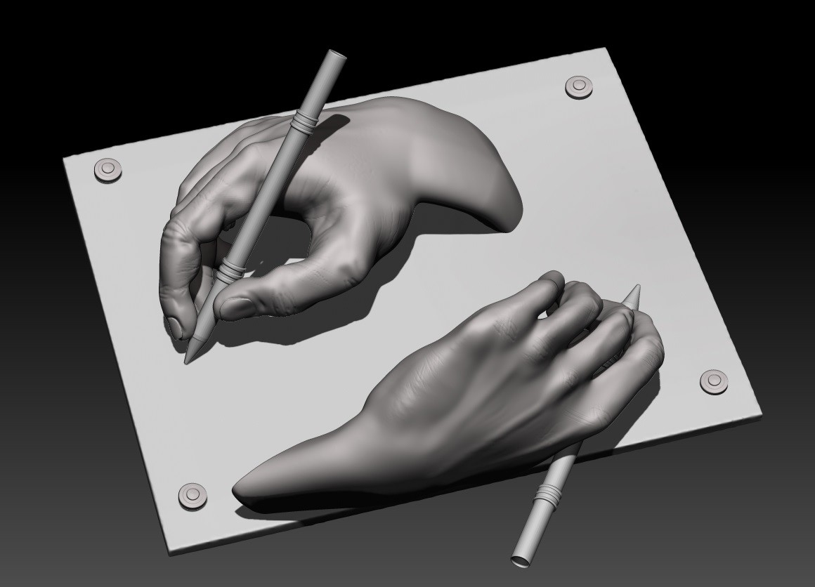 Artstation Drawing Hands Hafid Tarik