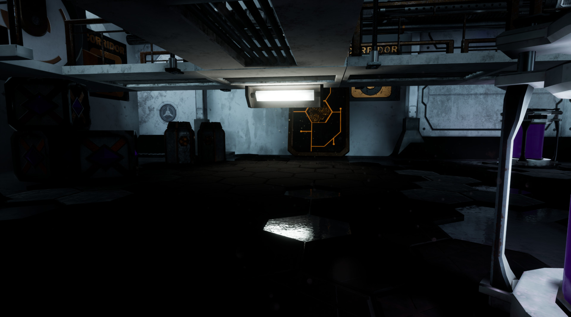 Reece Williams 3D Artist Portfolio - Platform 5 - Sci fi corridor