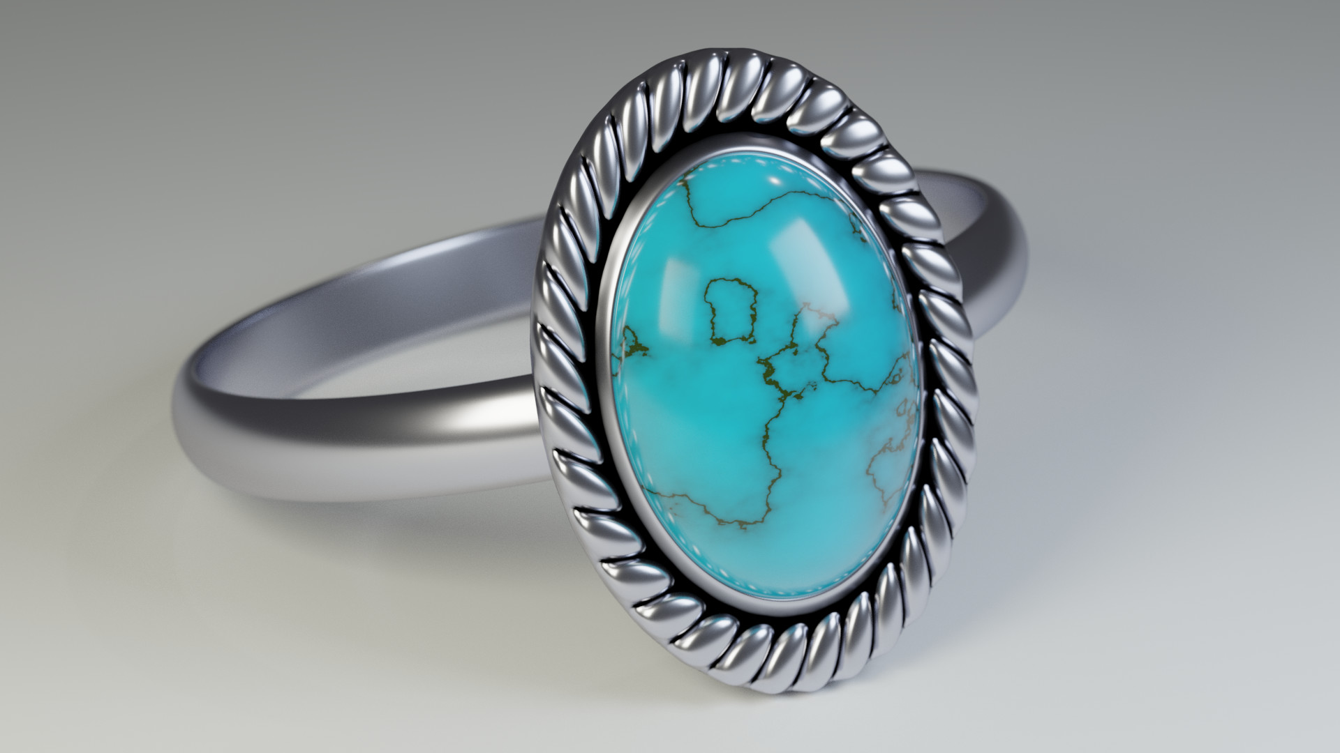 ArtStation - Turquoise ring