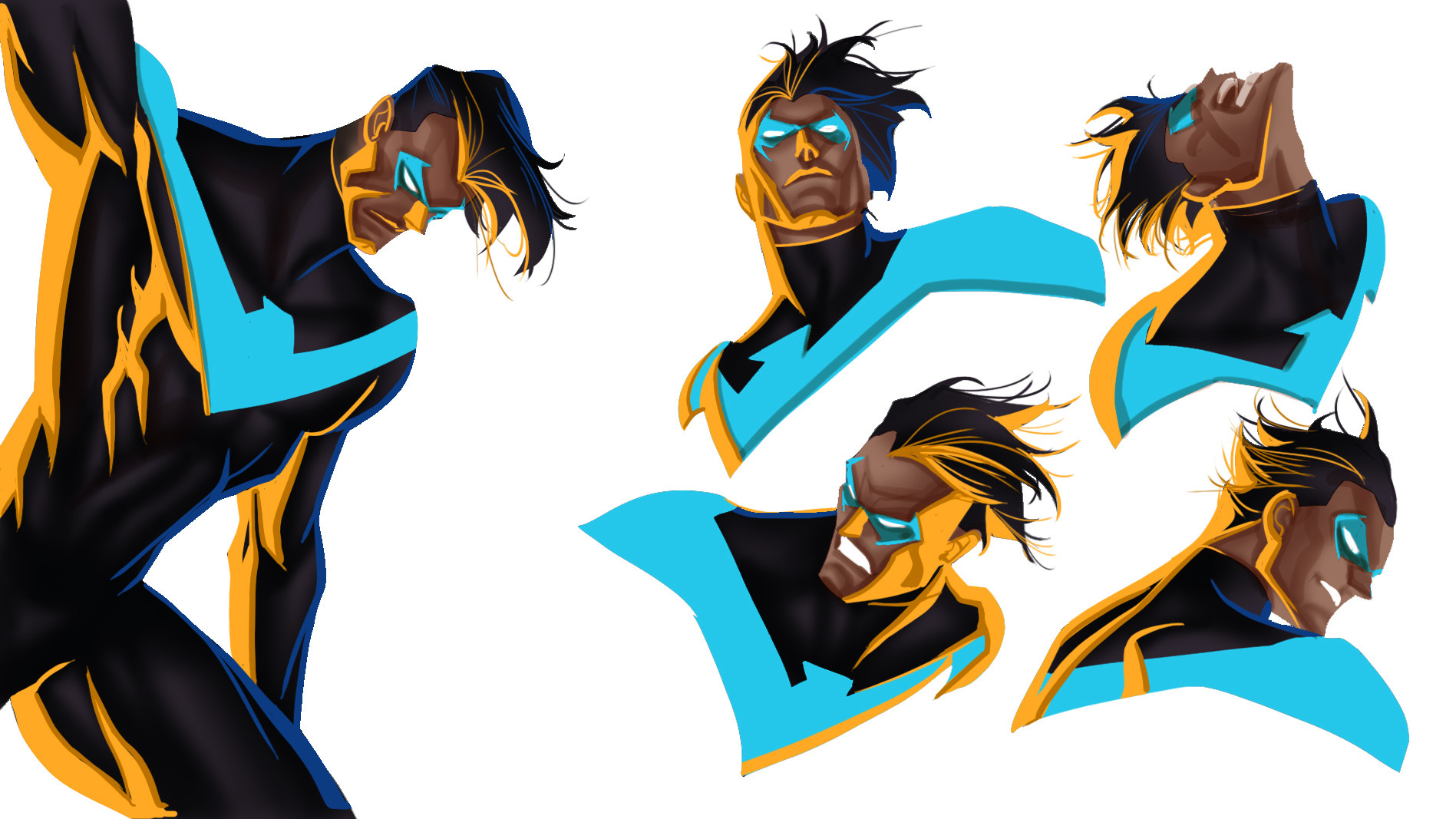 Thony Silas Nightwing Animated Character Study