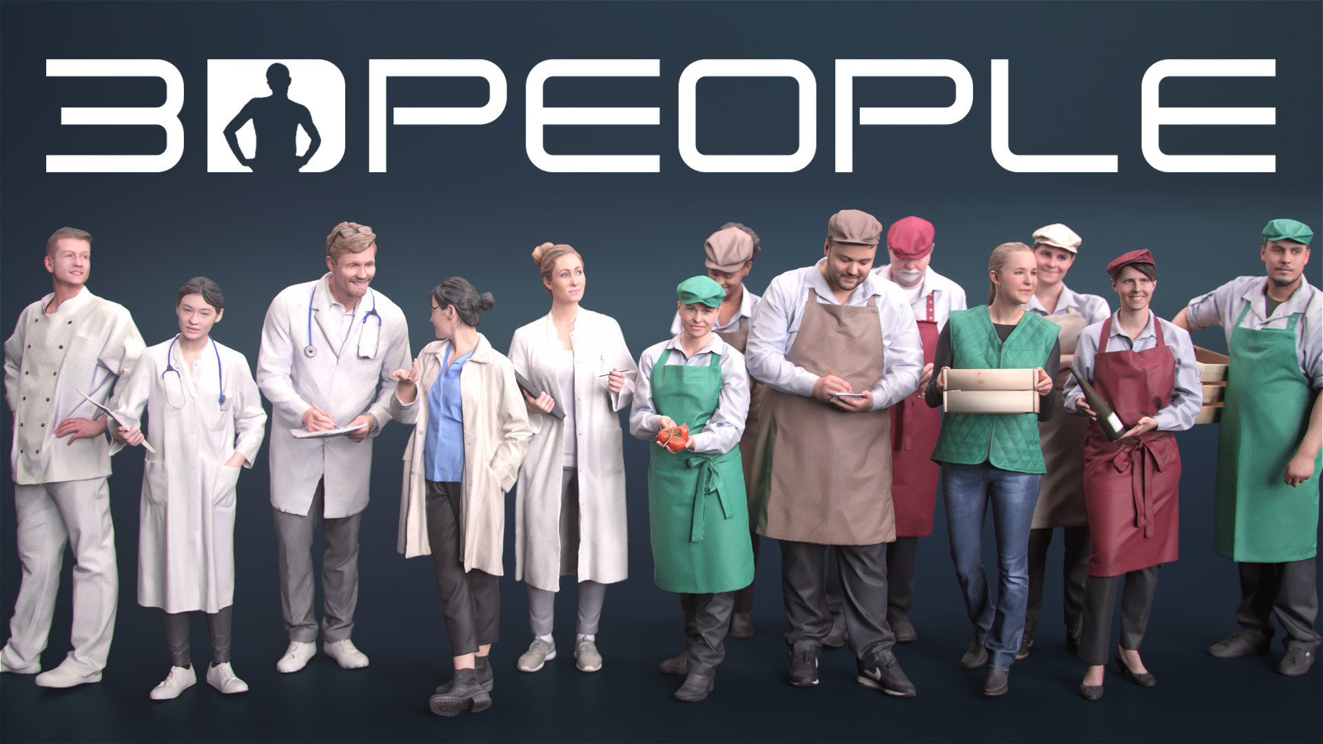 Artstation 3dpeople For Your Archviz Projects Animated And