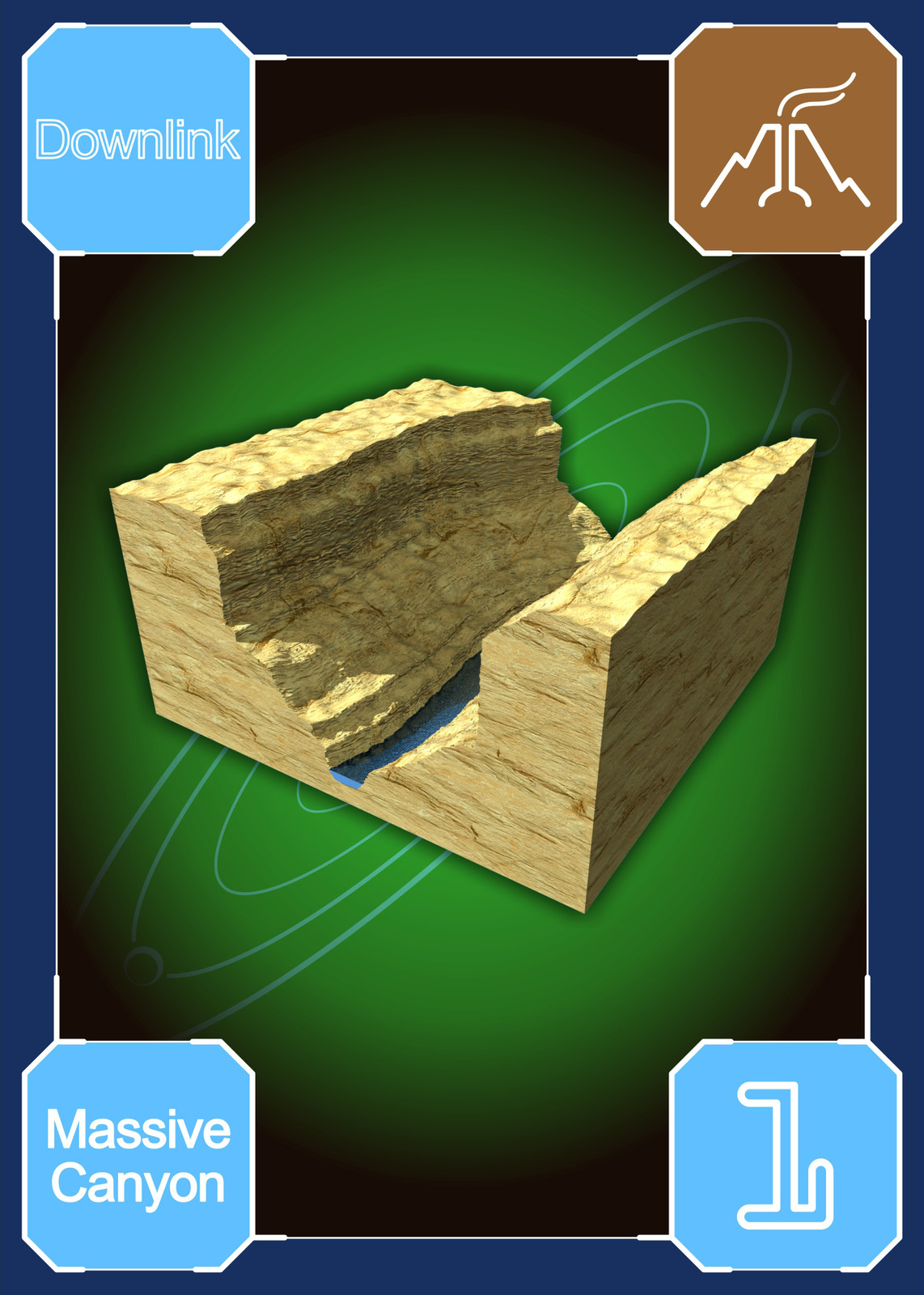 One of the Planetary Geology Downlink card.