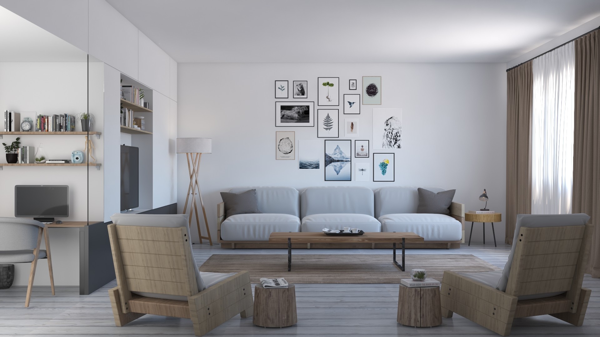Luis Evangelista Living Rooms Interior Design 3d