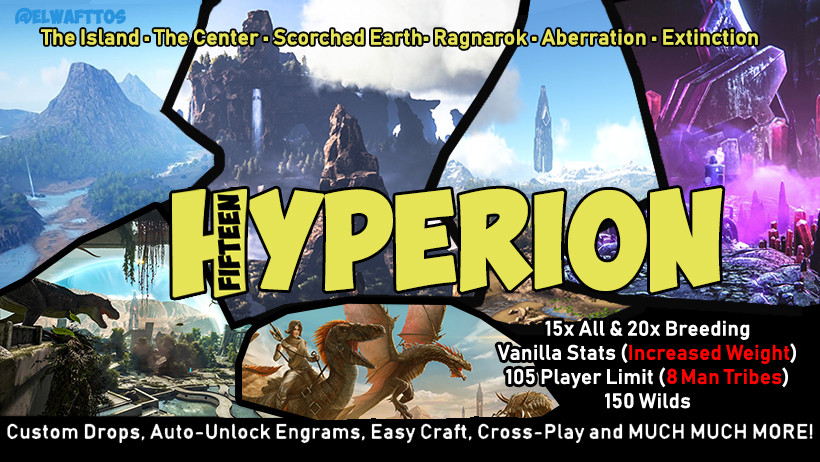 Artstation Hyperion 15x Cluster Ark Survival Evolved Adam Waft