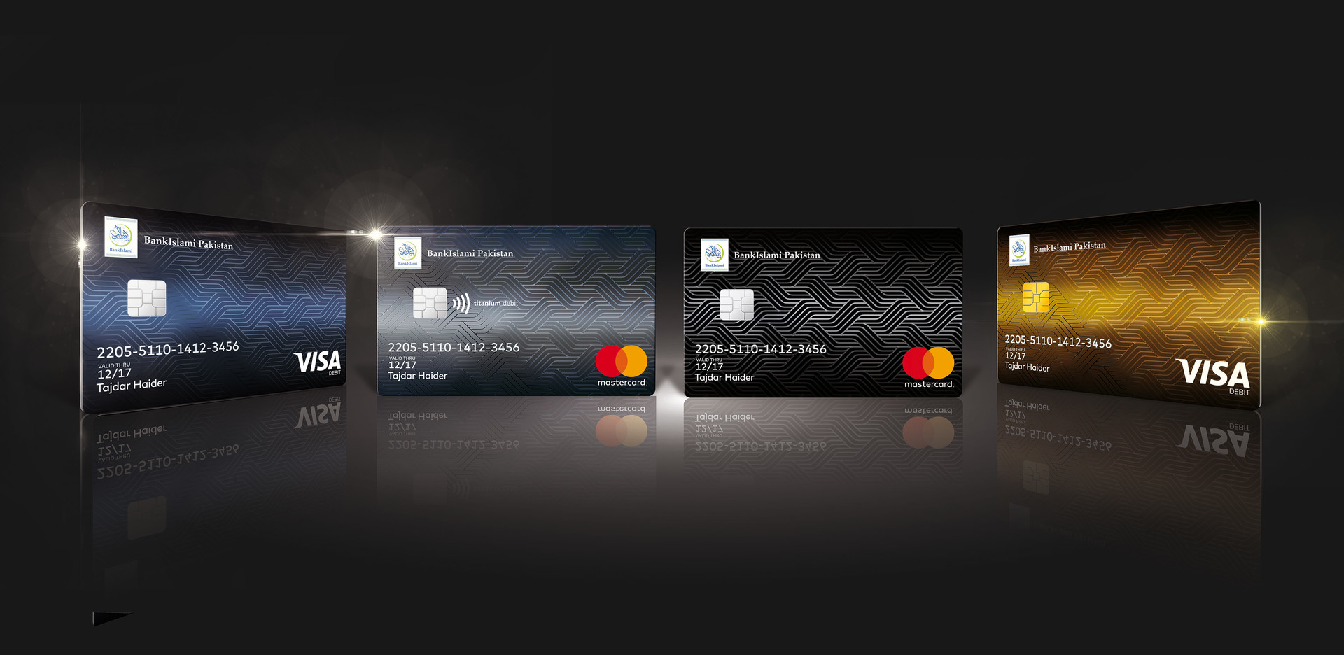 Artstation Bank Islami Credit Debit Card Designs Mohammad Nidal Khan