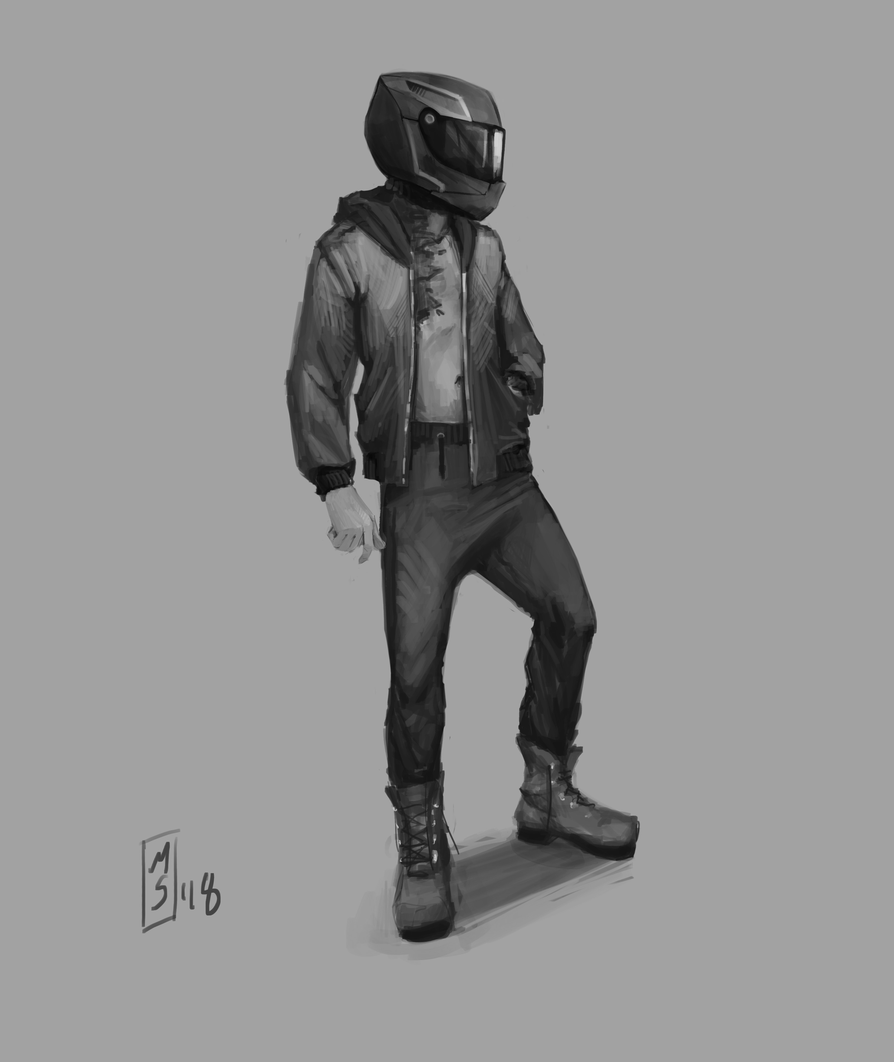 Artstation Motorcycle Helmet Guy Concept Art Maria Steffensen Character poses by stepheneusebio on deviantart. artstation motorcycle helmet guy