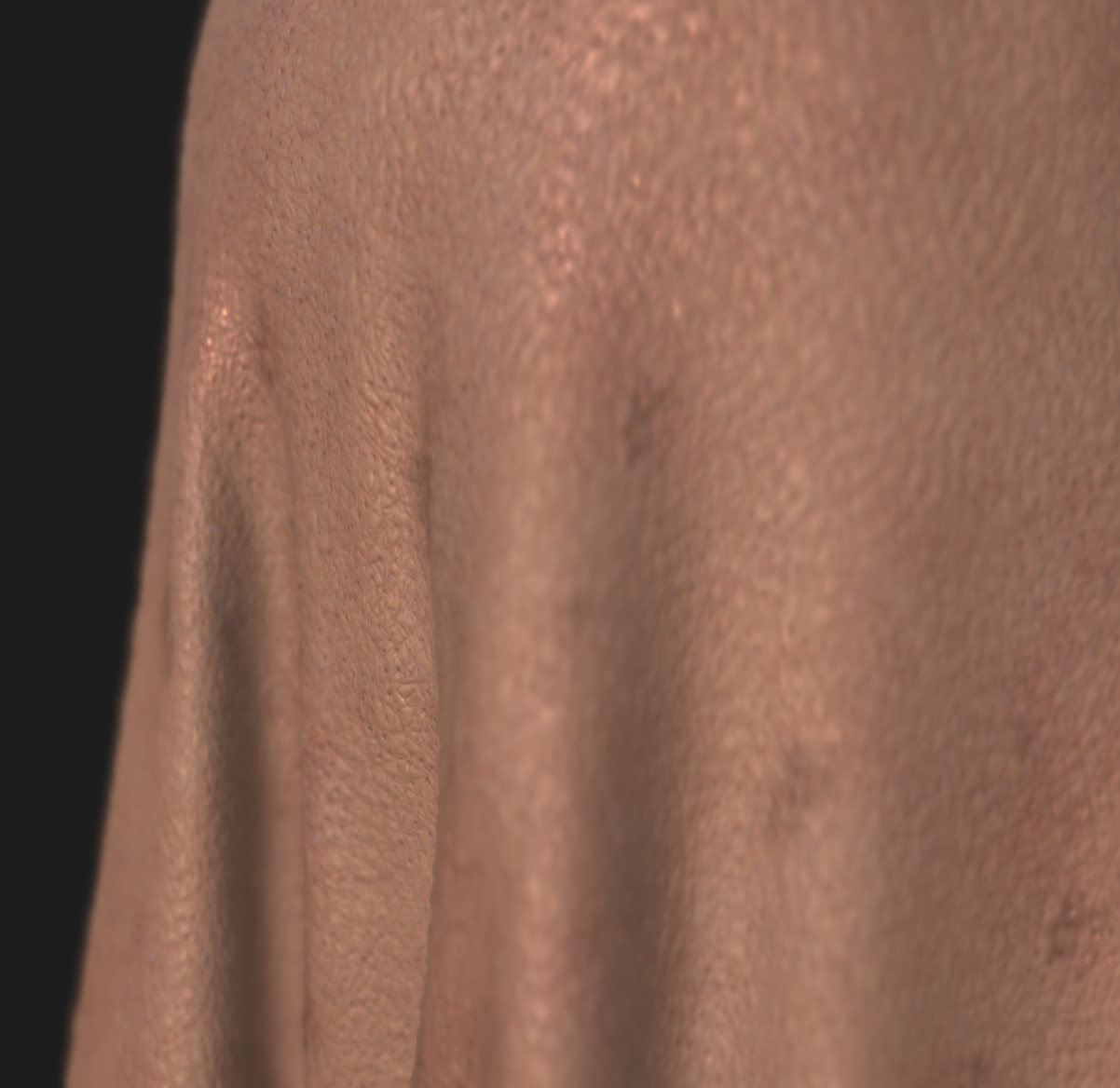 I need to work more on the procedural pores. 