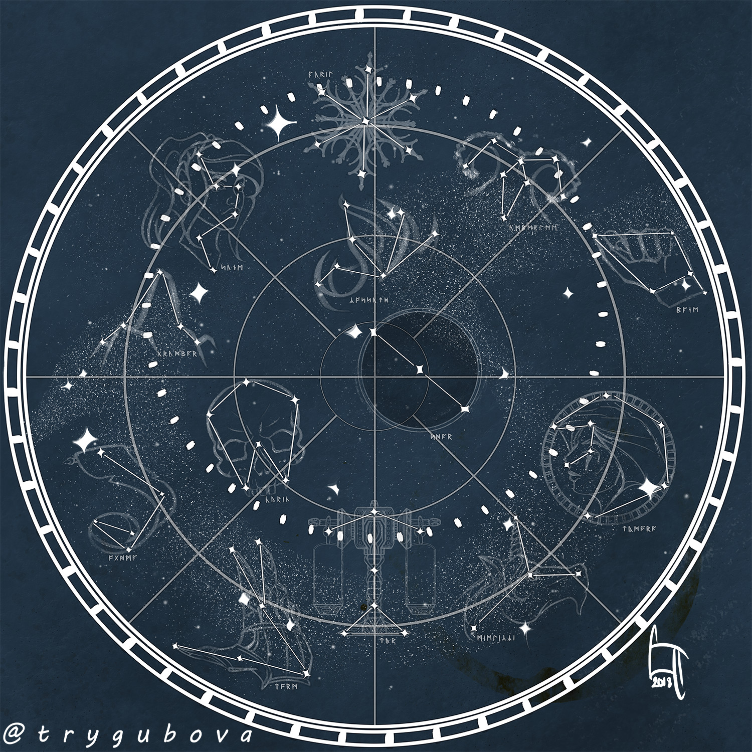 Star Chart Art
