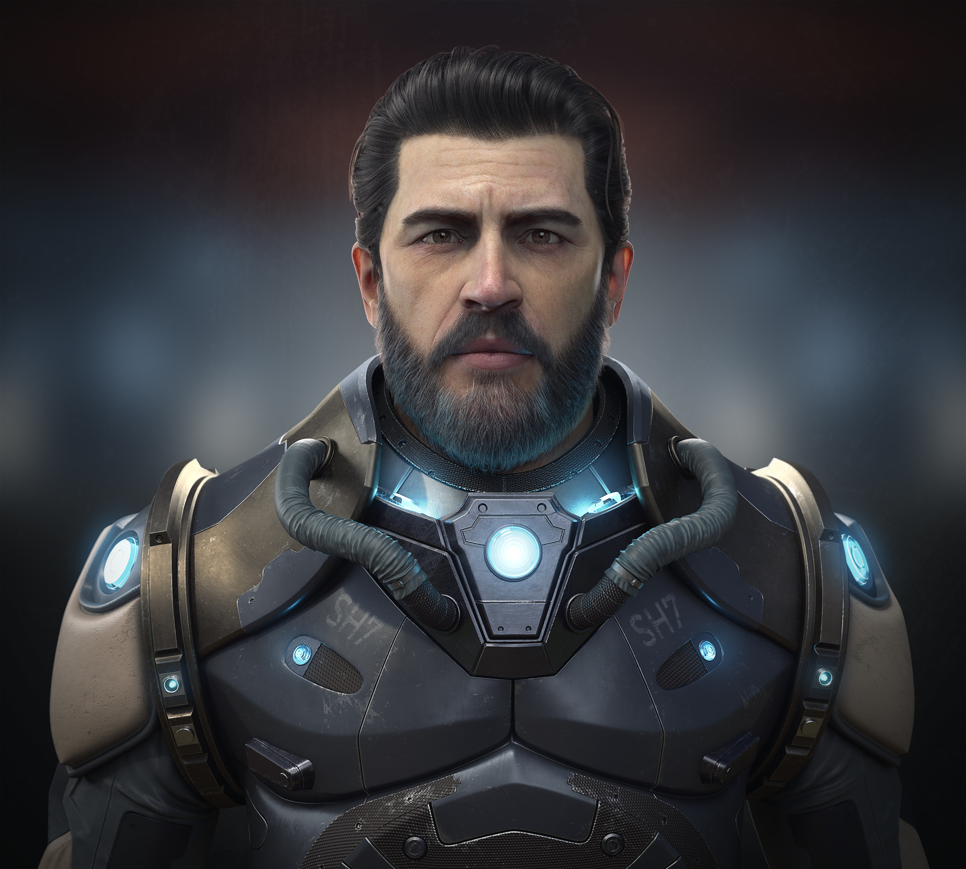 Artstation Sci Fi Soldier Samir Mirzayev