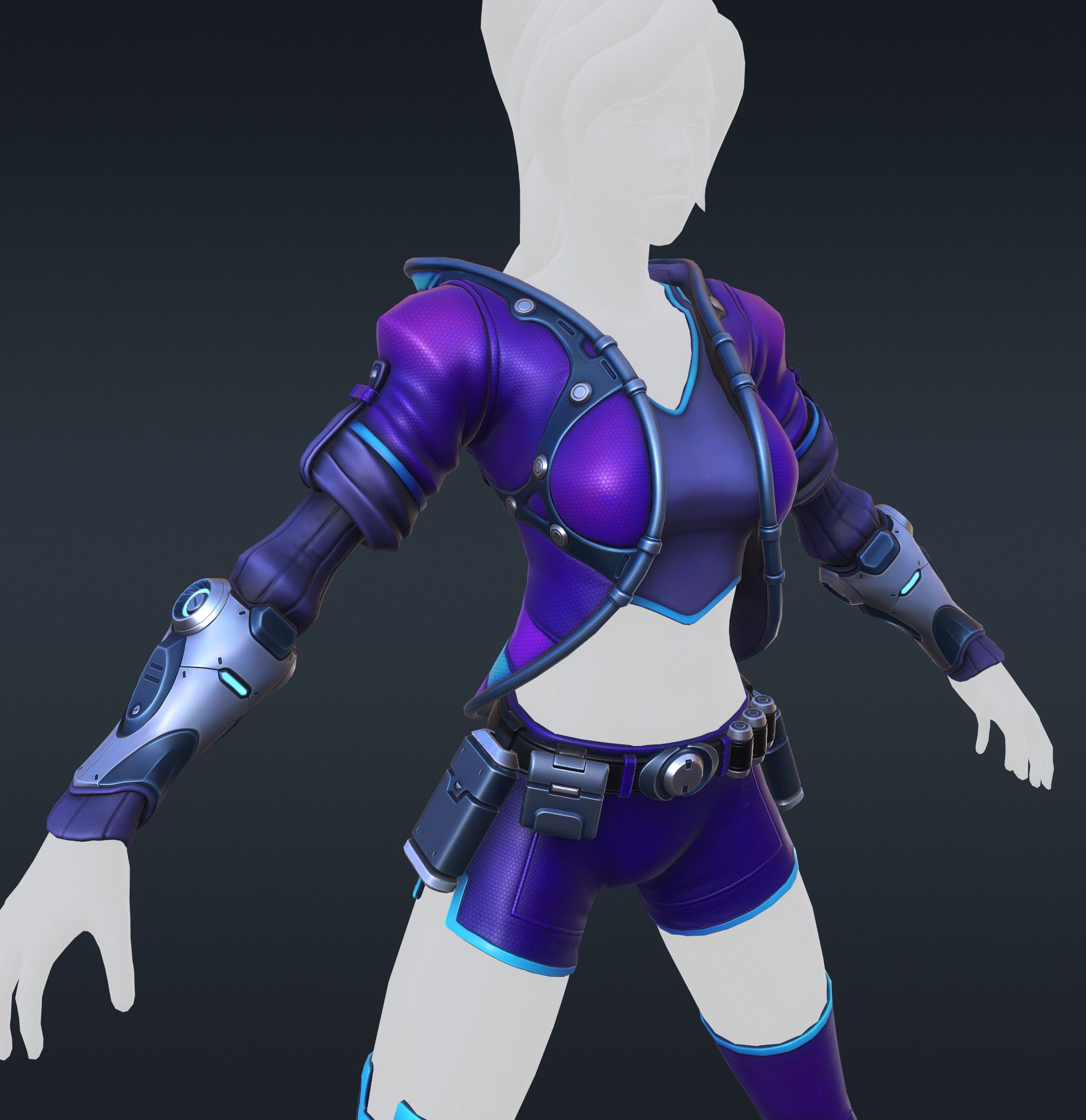 ArtStation - Female Dress Sci-fi