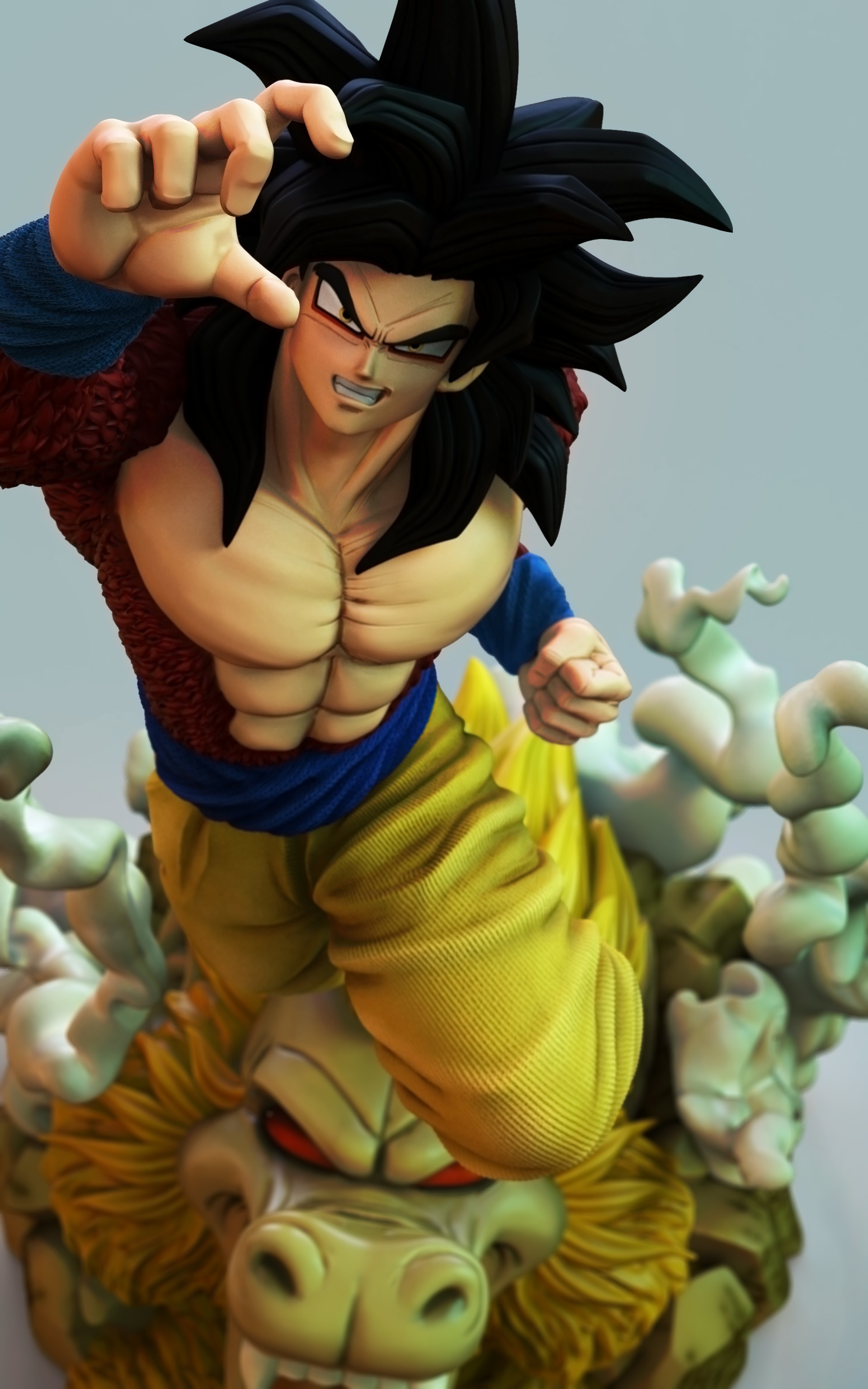 ArtStation - Goku super saiyan 4