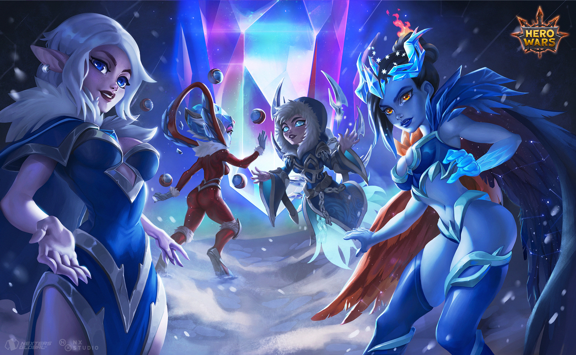 Artstation herowars winter 2019 load screen