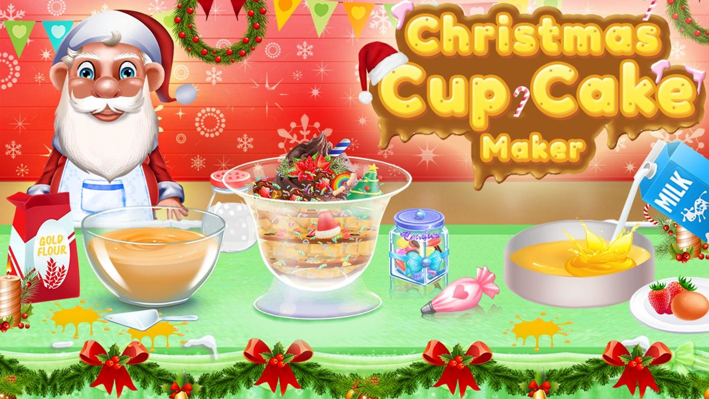 Asif Mansuri Christmas Cup Cake Maker Cooking Game