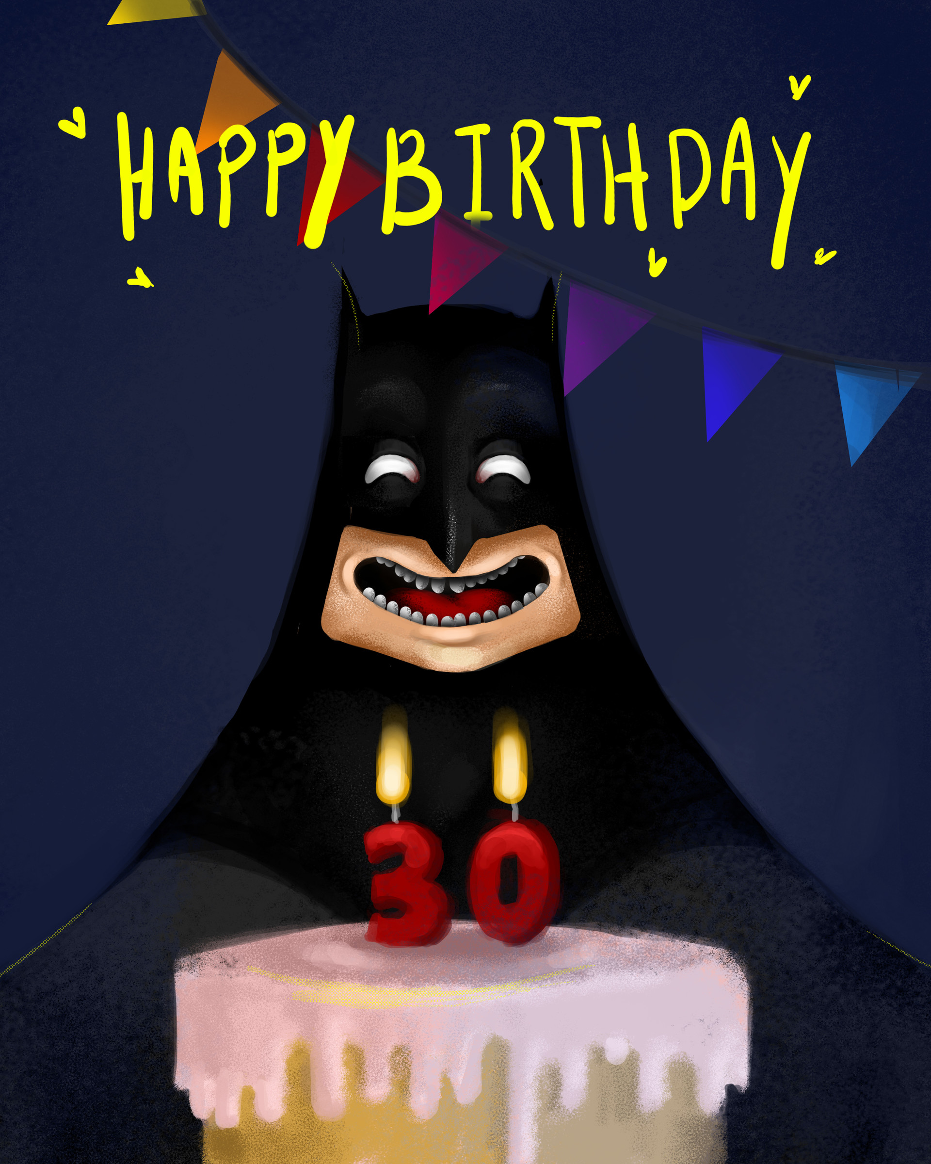 Menna Roshdi - batman's birthday :D