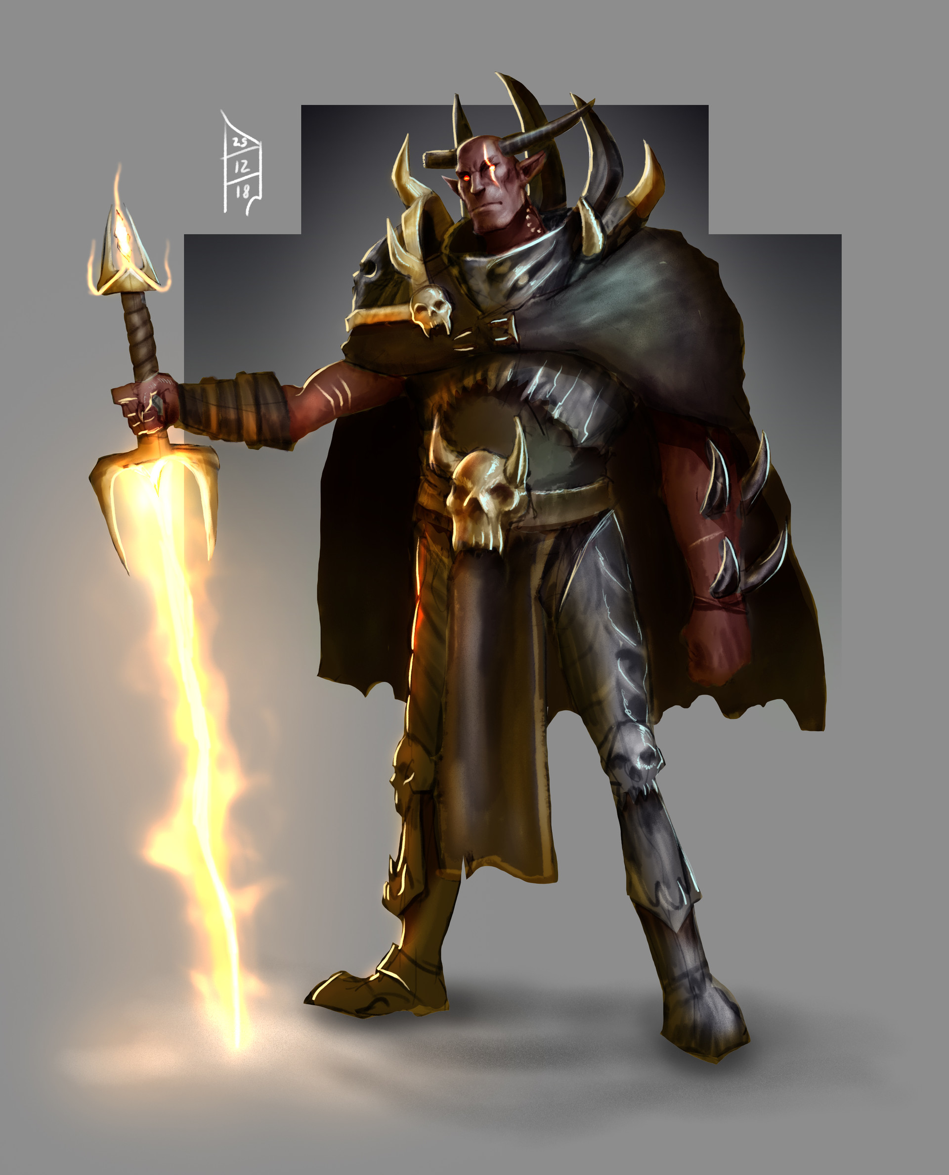 ArtStation Wrath of Asmodeus (DnD Art)